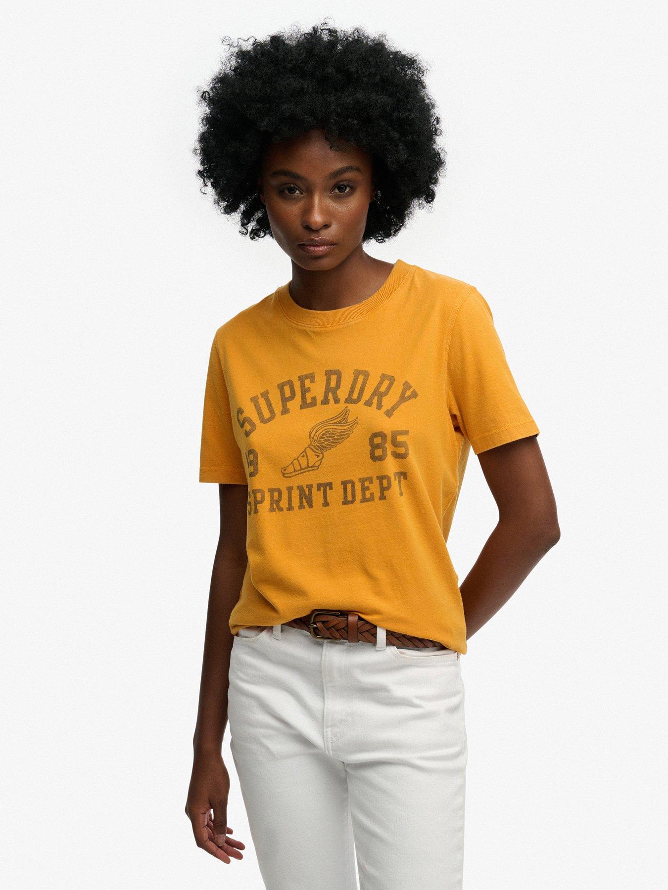 Superdry Vintage Prep T-Shirt - Gold