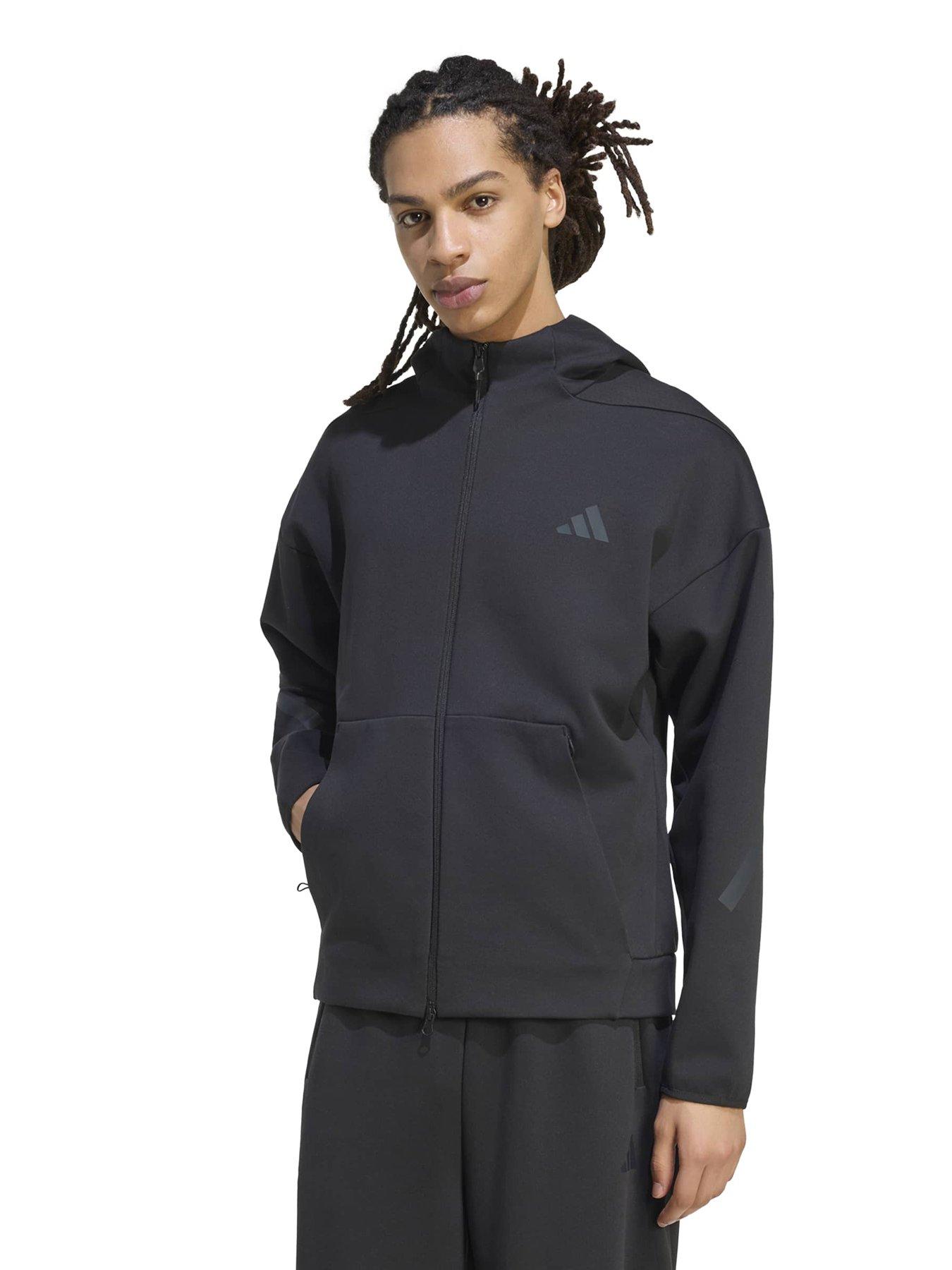 adidas Sportswear Men's Z.N.E. Full Zip Track Top - Black
