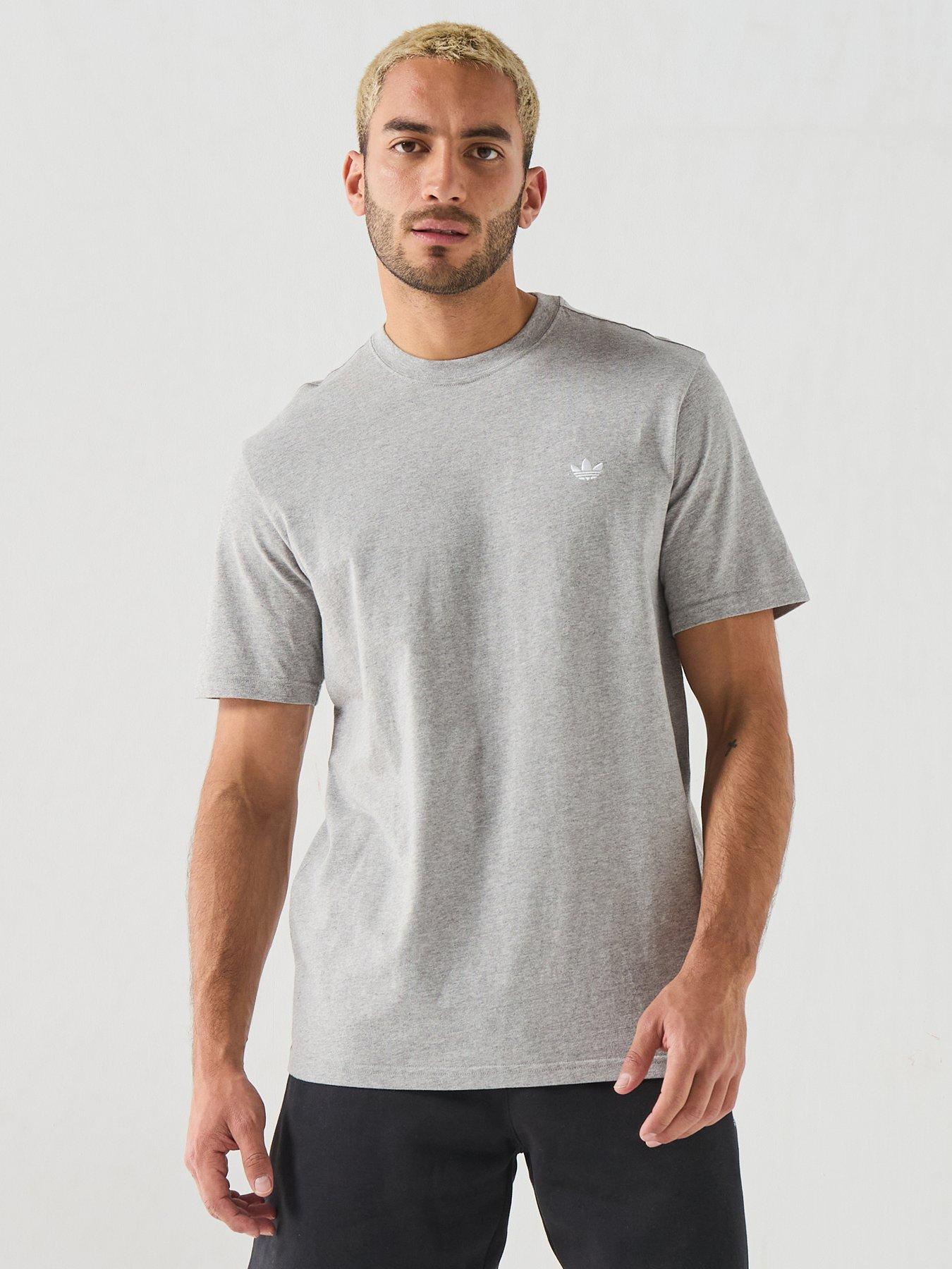 adidas Originals TREFOIL ESSENTIALS T-SHIRT - Medium Grey Heather