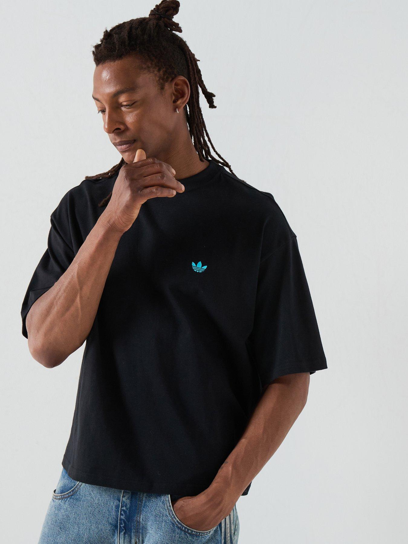 adidas Originals Mens Essentials Oversized Tee - Black