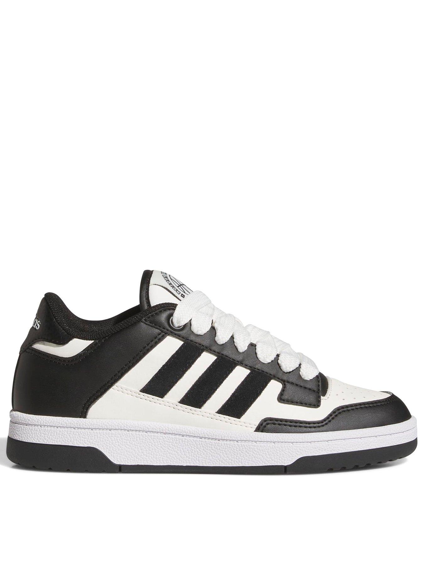 adidas Sportswear Junior Rapid Court Low Trainers, Black, Size 5.5 Older