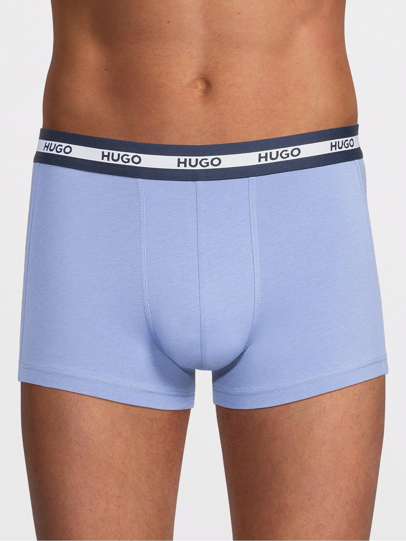 Image 2 of 3 of HUGO Bodywear Planet 3 Pack Trunks - Assorted
