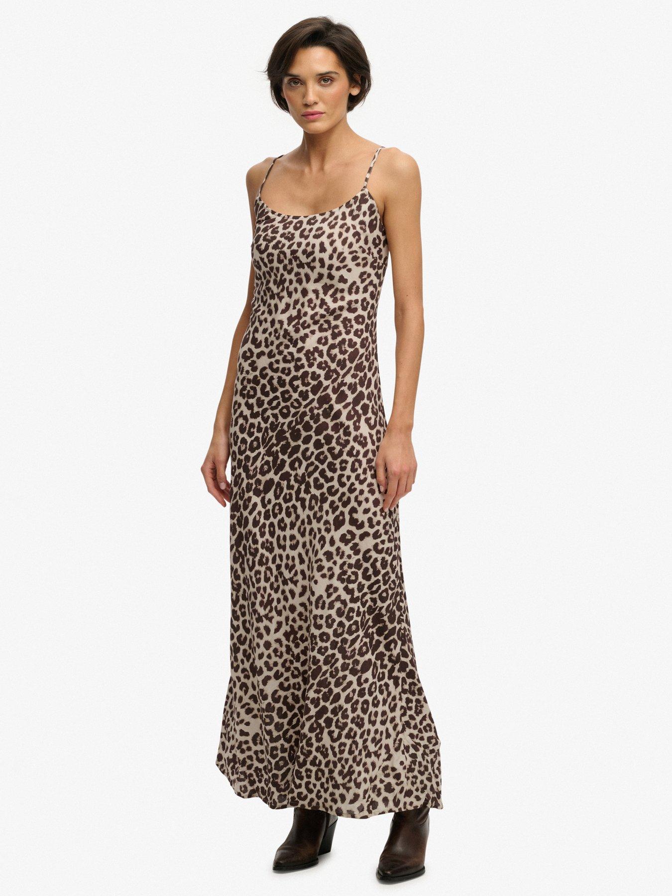 Superdry Lace Trim Maxi Dress - Cream | Very