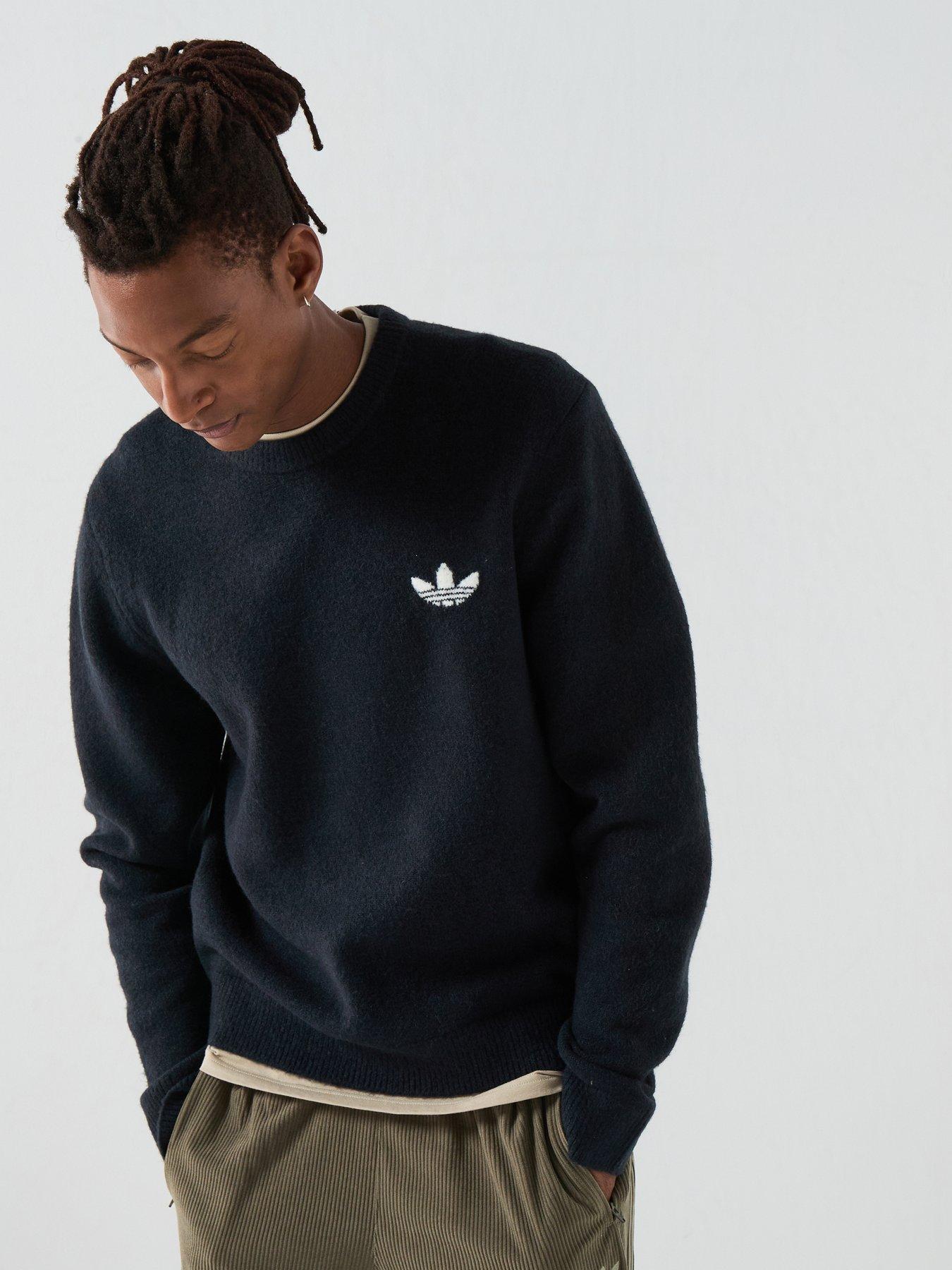 Image 1 of 5 of adidas Originals Mens Knitted Sweater - Black