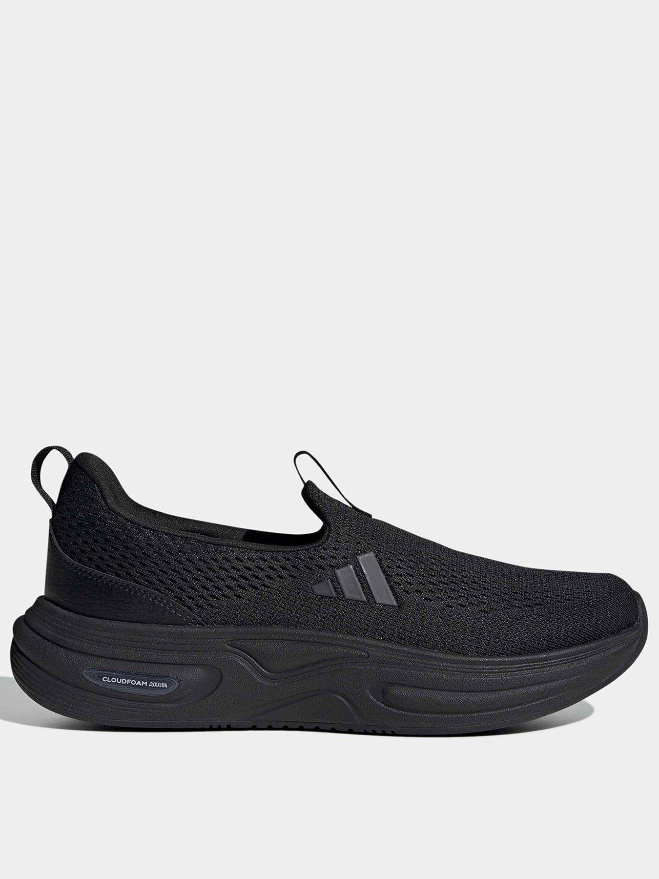 adidas Sportswear Mens Cloudfoam Cuxxion Lounge Trainers - Black