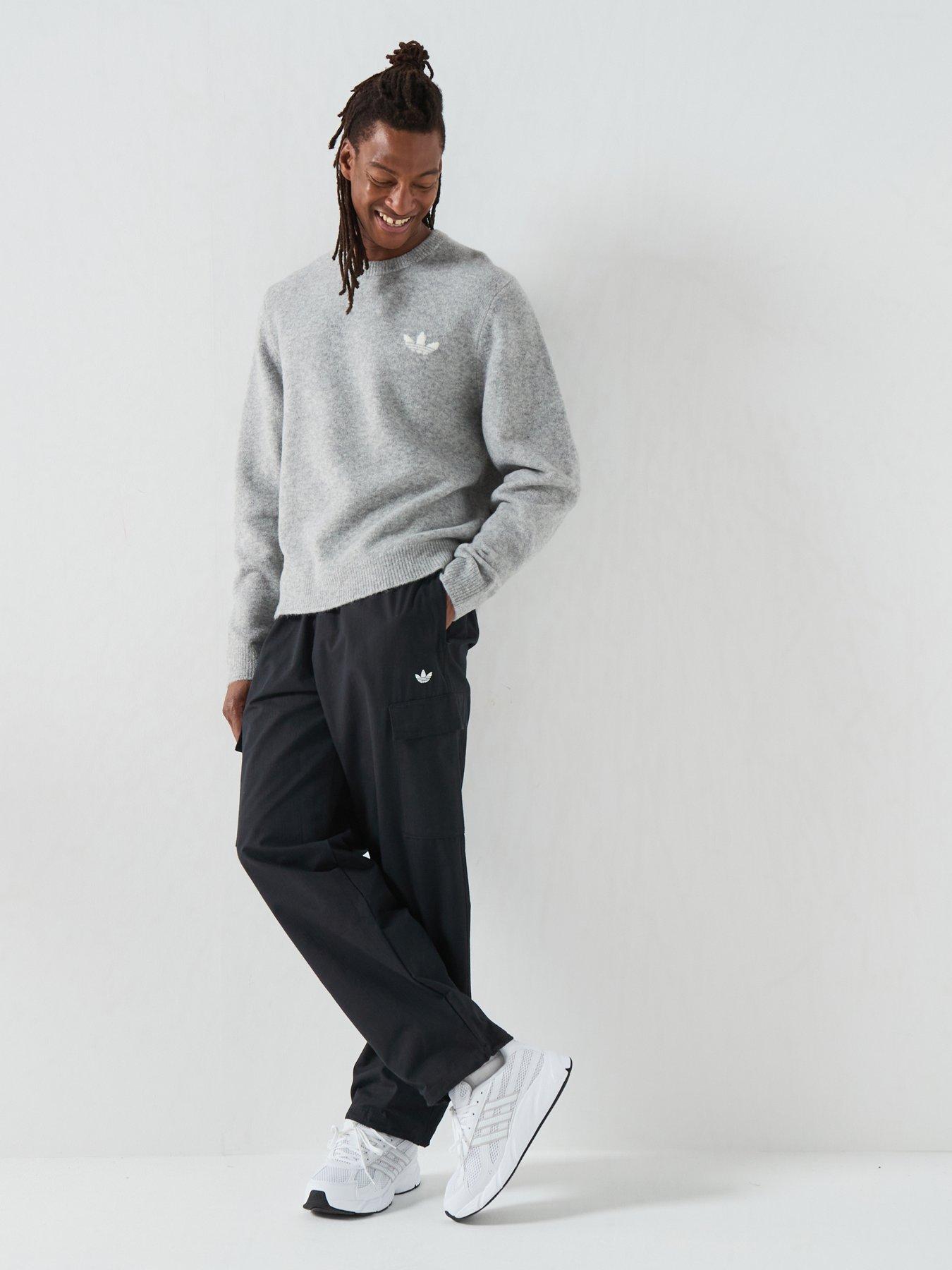 Image 3 of 5 of adidas Originals Mens Knitted Sweater - Grey
