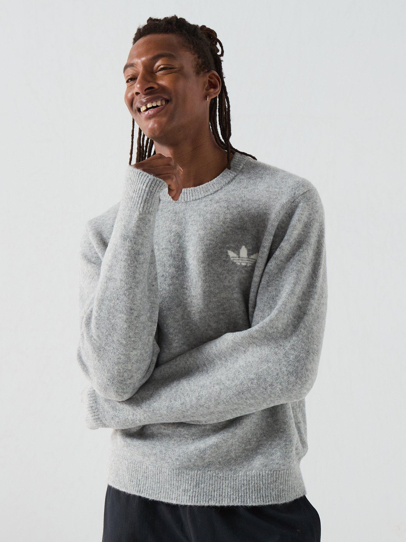 Image 5 of 5 of adidas Originals Mens Knitted Sweater - Grey