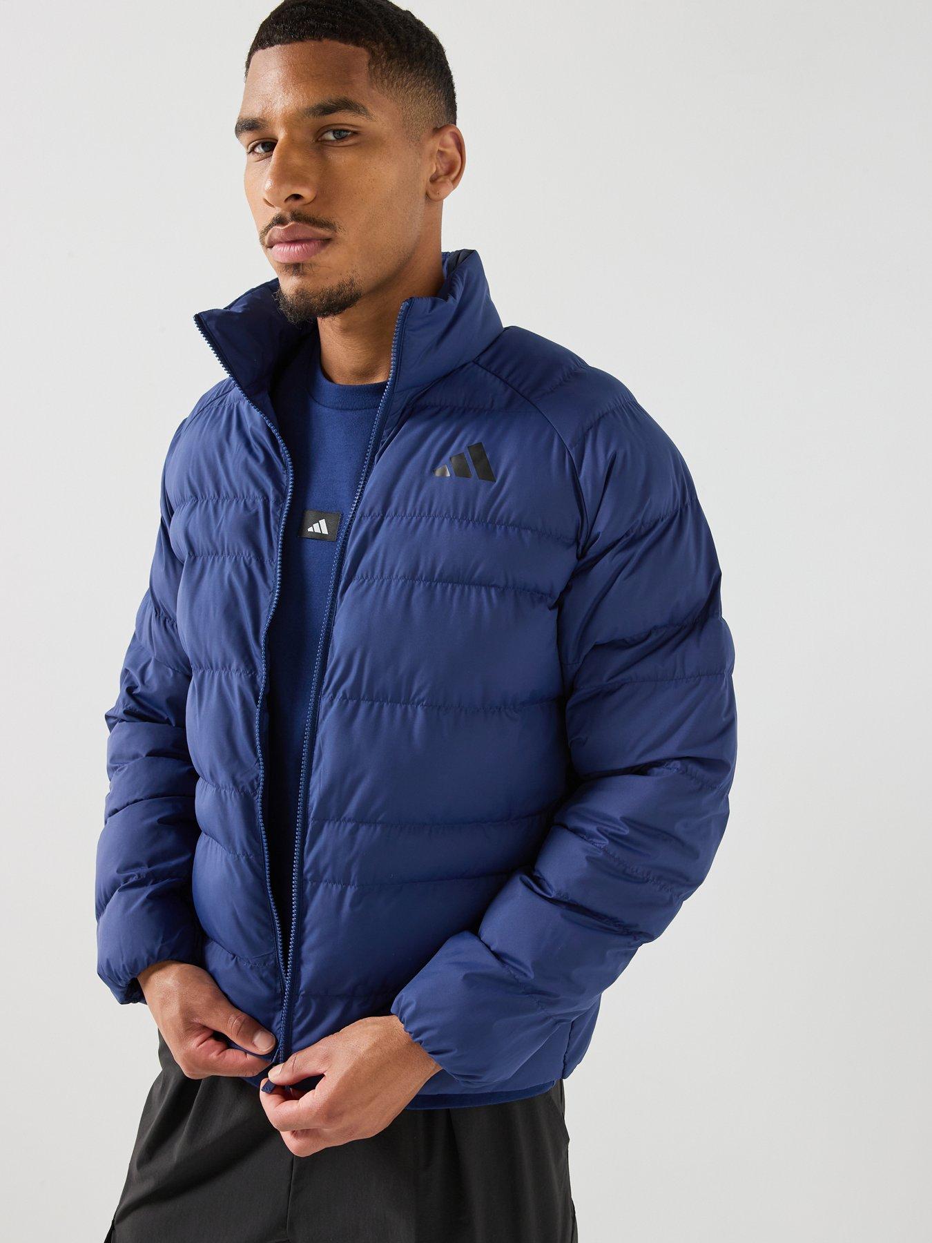 Image 5 of 6 of adidas Sportswear Mens Essentials Superdown Padded Jacket - Blue