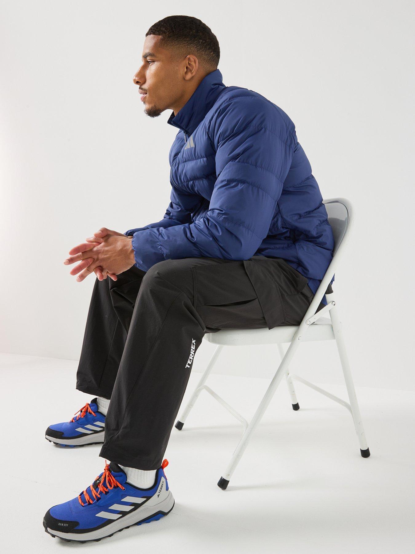 Image 6 of 6 of adidas Sportswear Mens Essentials Superdown Padded Jacket - Blue
