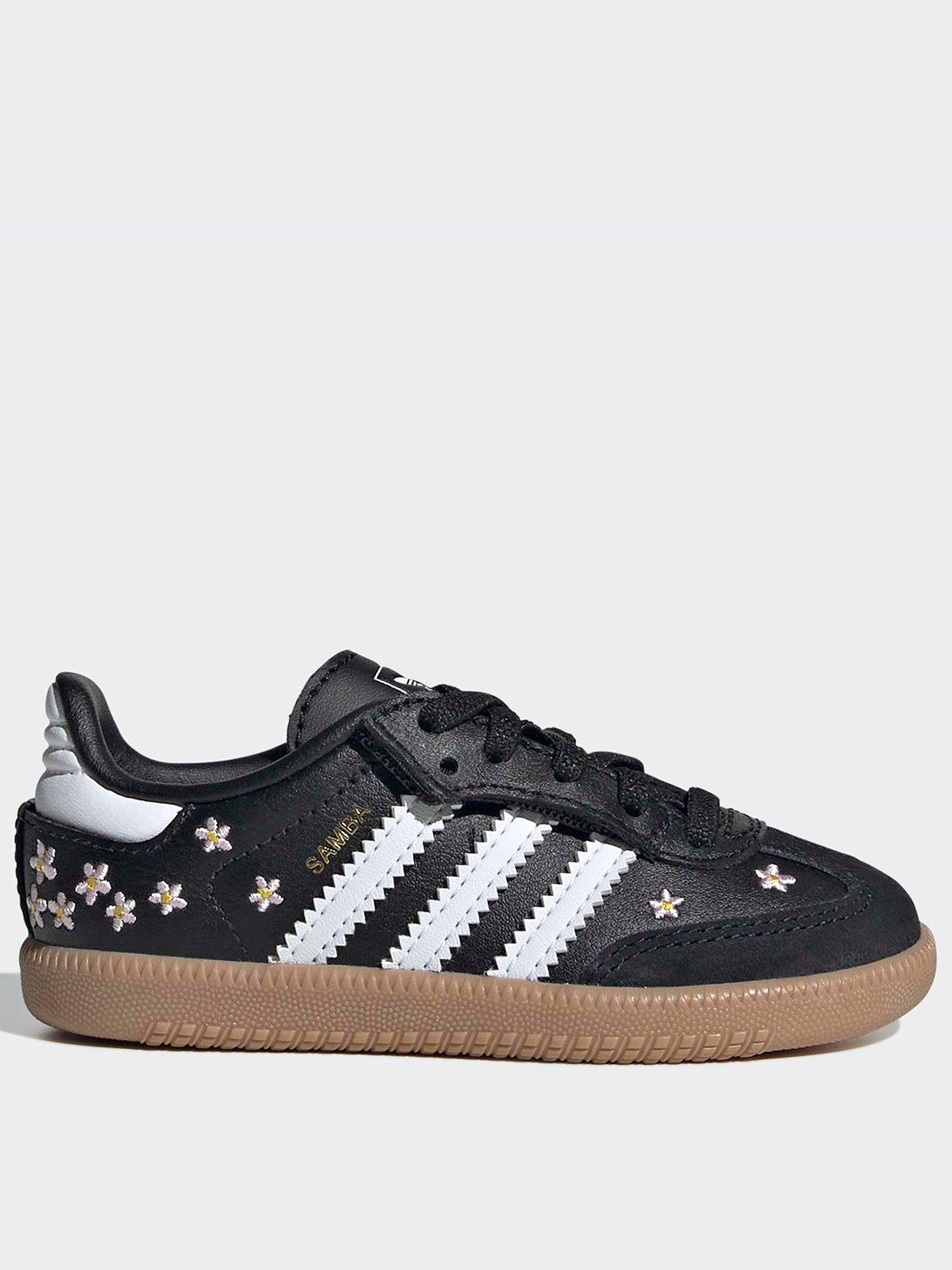 Image 1 of 7 of adidas Originals Infant Girls Samba Og Trainers - Black