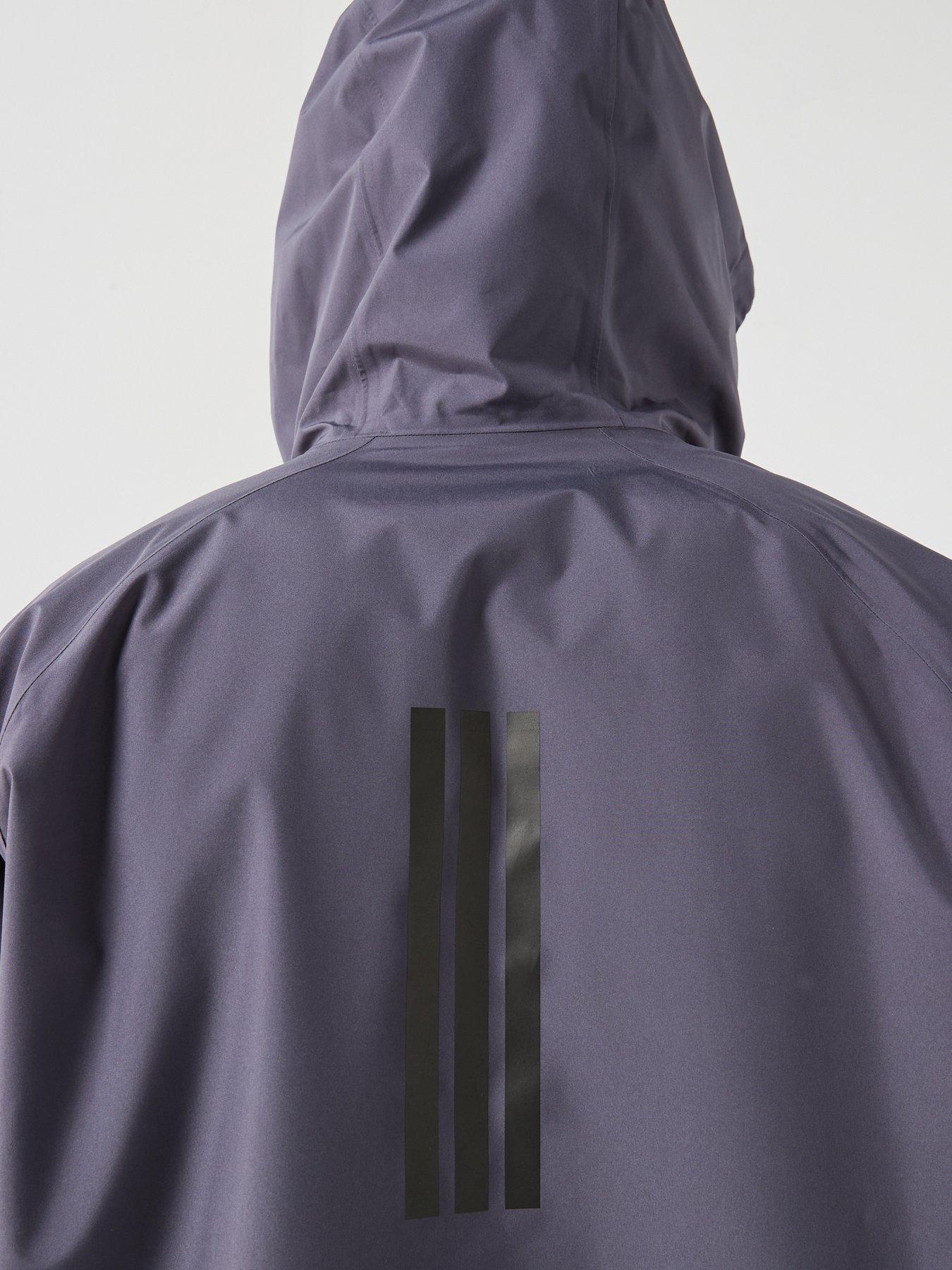 Image 6 of 6 of adidas Sportswear Mens Essentials Rain Jacket - Grey