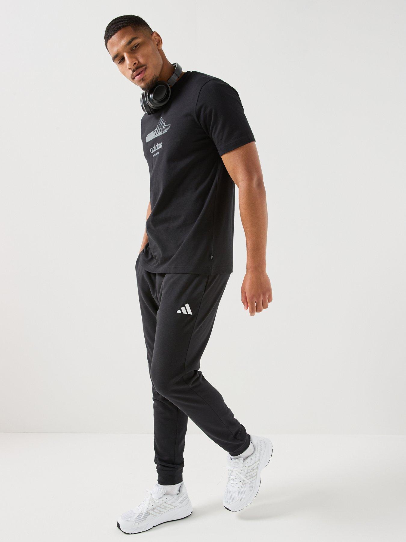 Image 3 of 4 of adidas Sportswear Mens Graphic Tee - Black