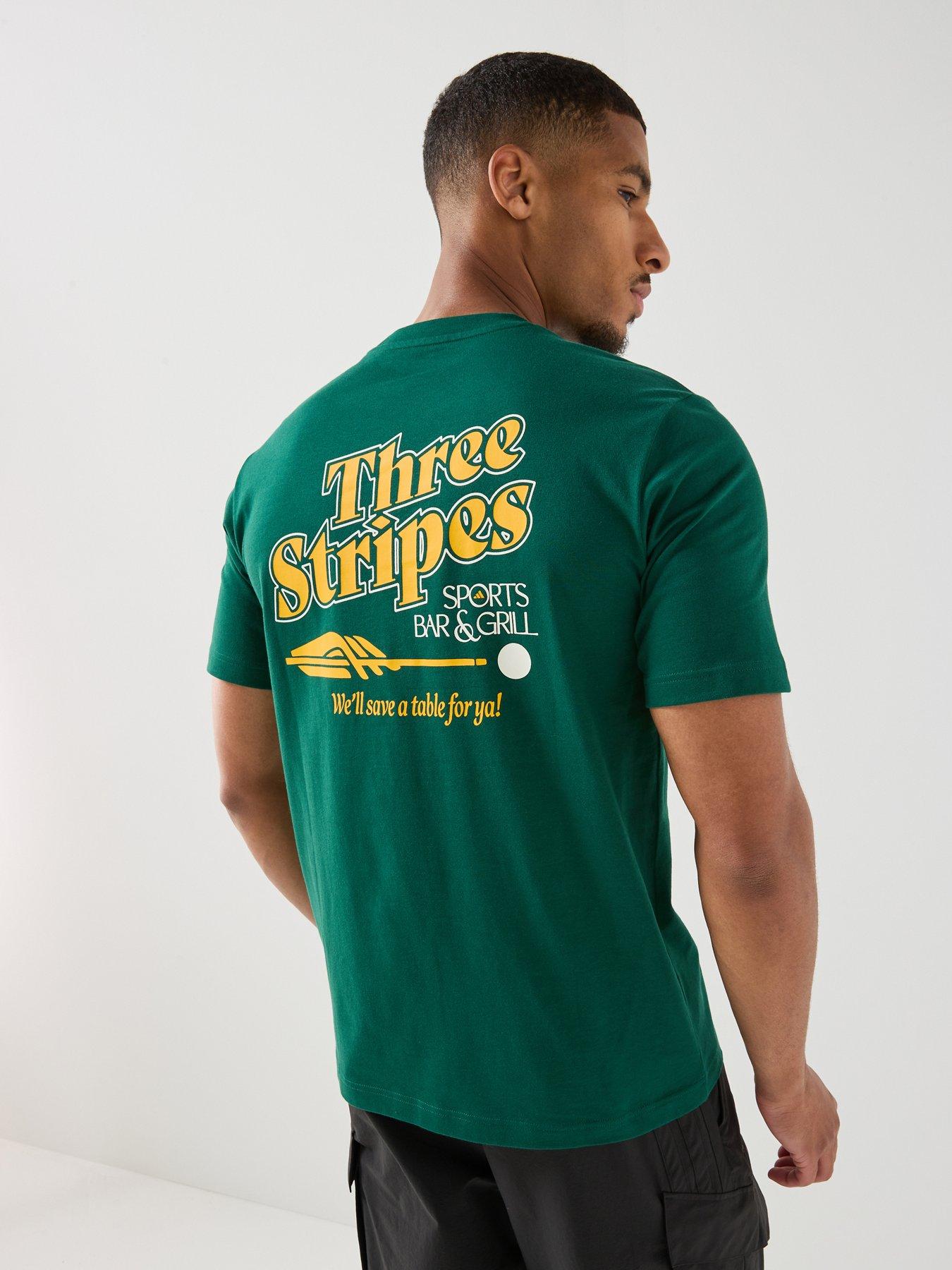adidas Sportswear Mens Mens Graphic Tee - Green