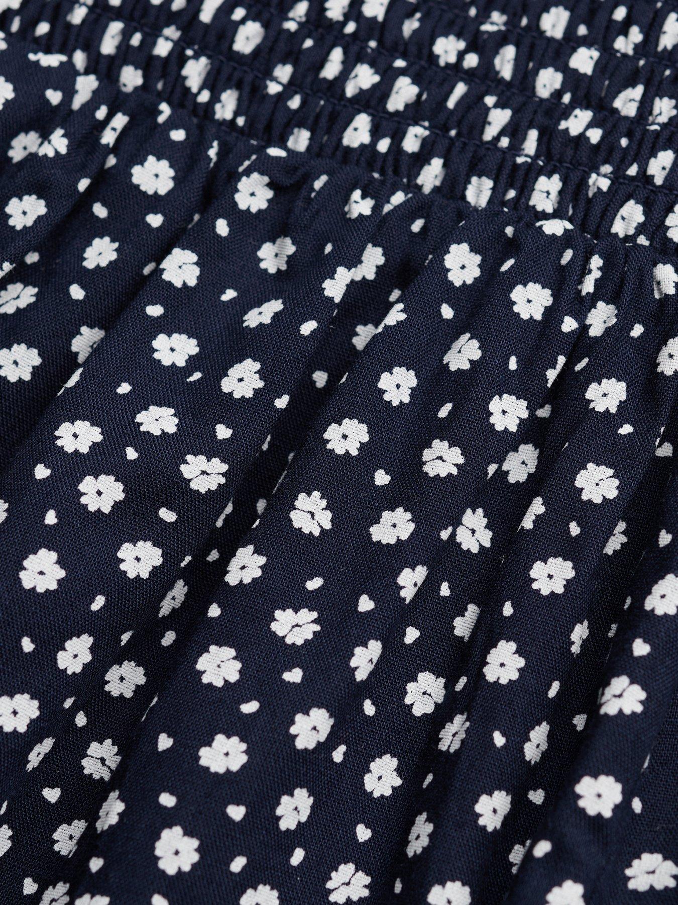 Image 7 of 7 of Superdry Printed Mini Smocked Shorts