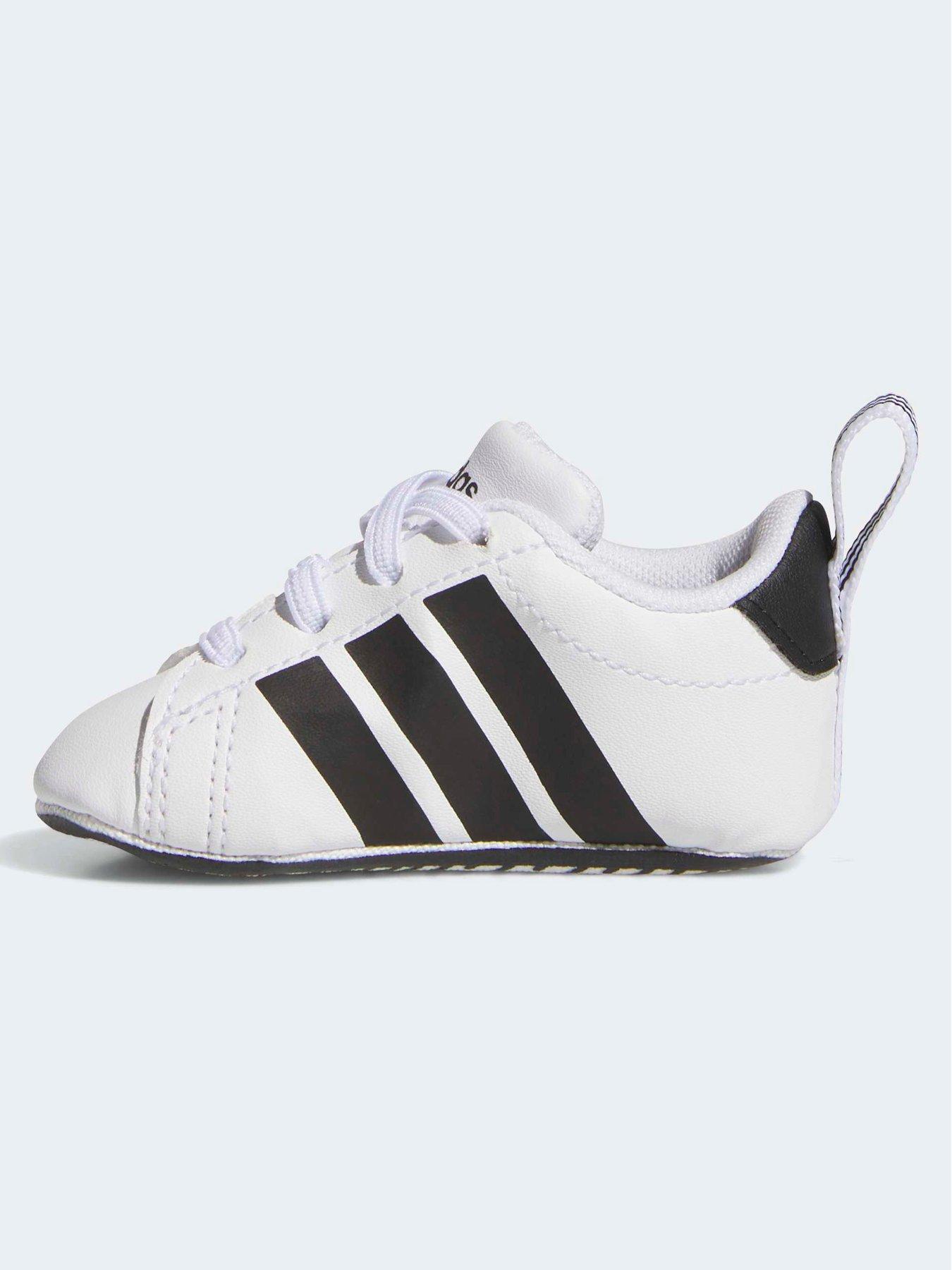 Image 6 of 7 of adidas Sportswear Infant Grand Court Crib - White