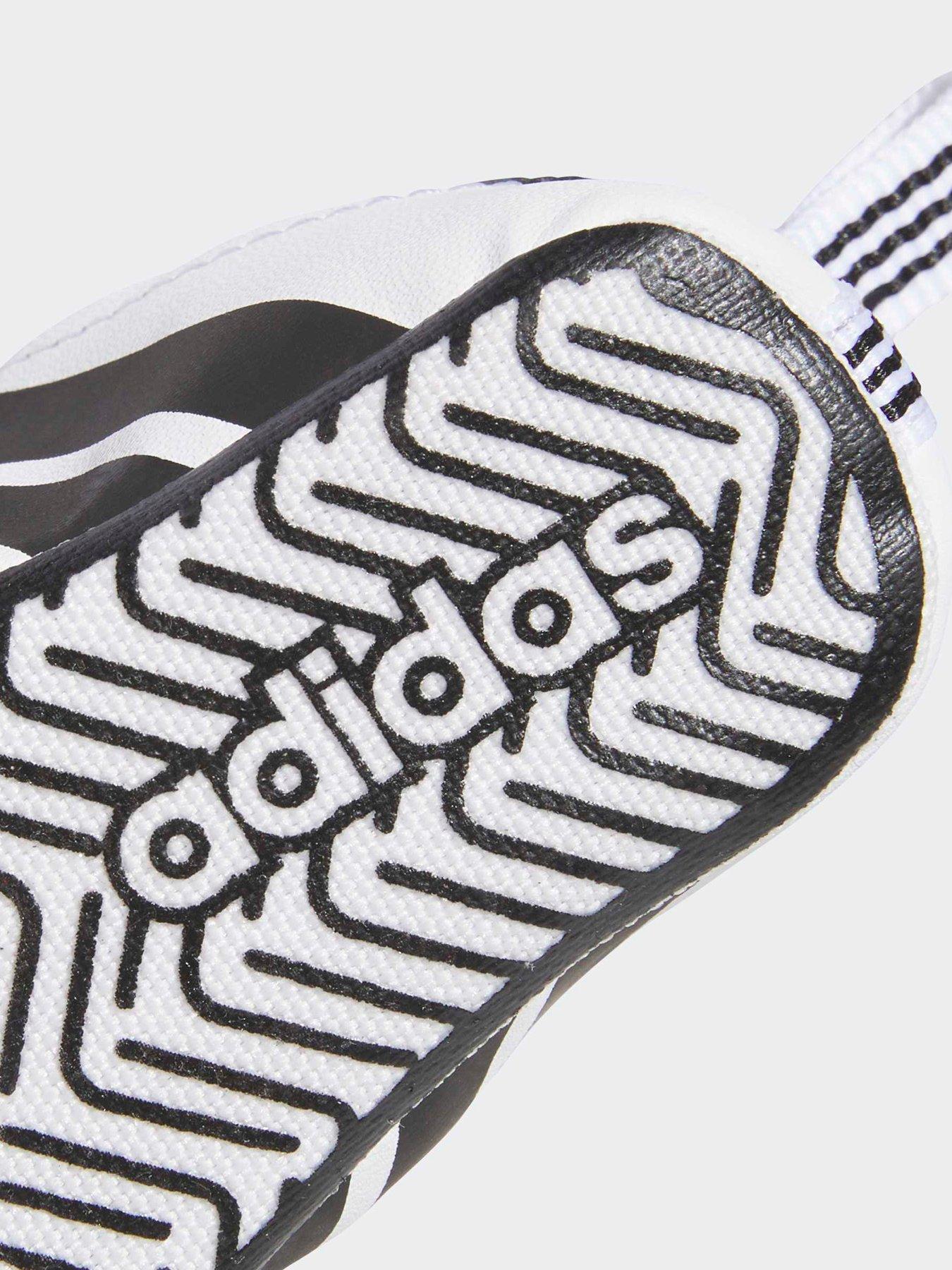 Image 7 of 7 of adidas Sportswear Infant Grand Court Crib - White