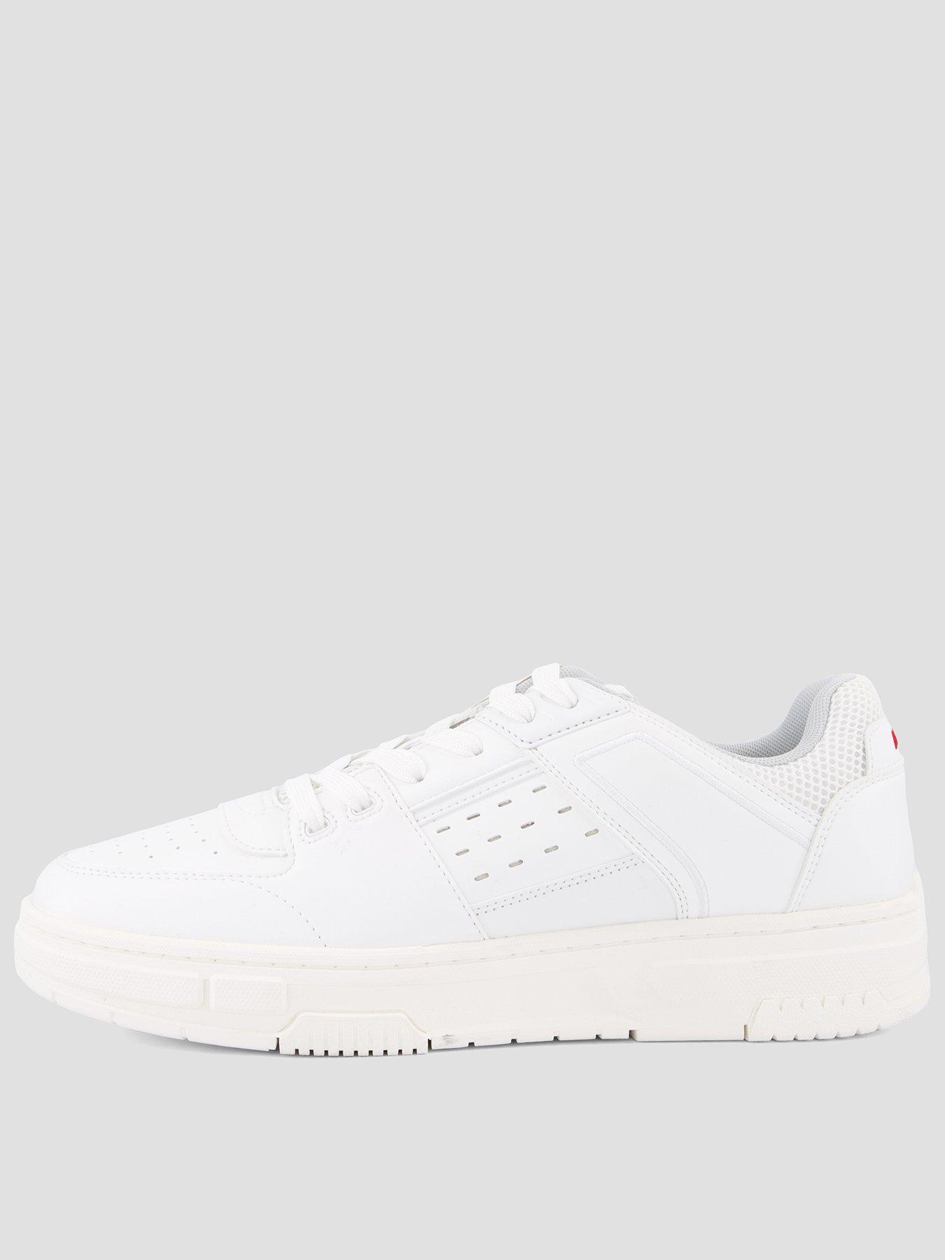HUGO Yarrow Tennis PU Trainers - White