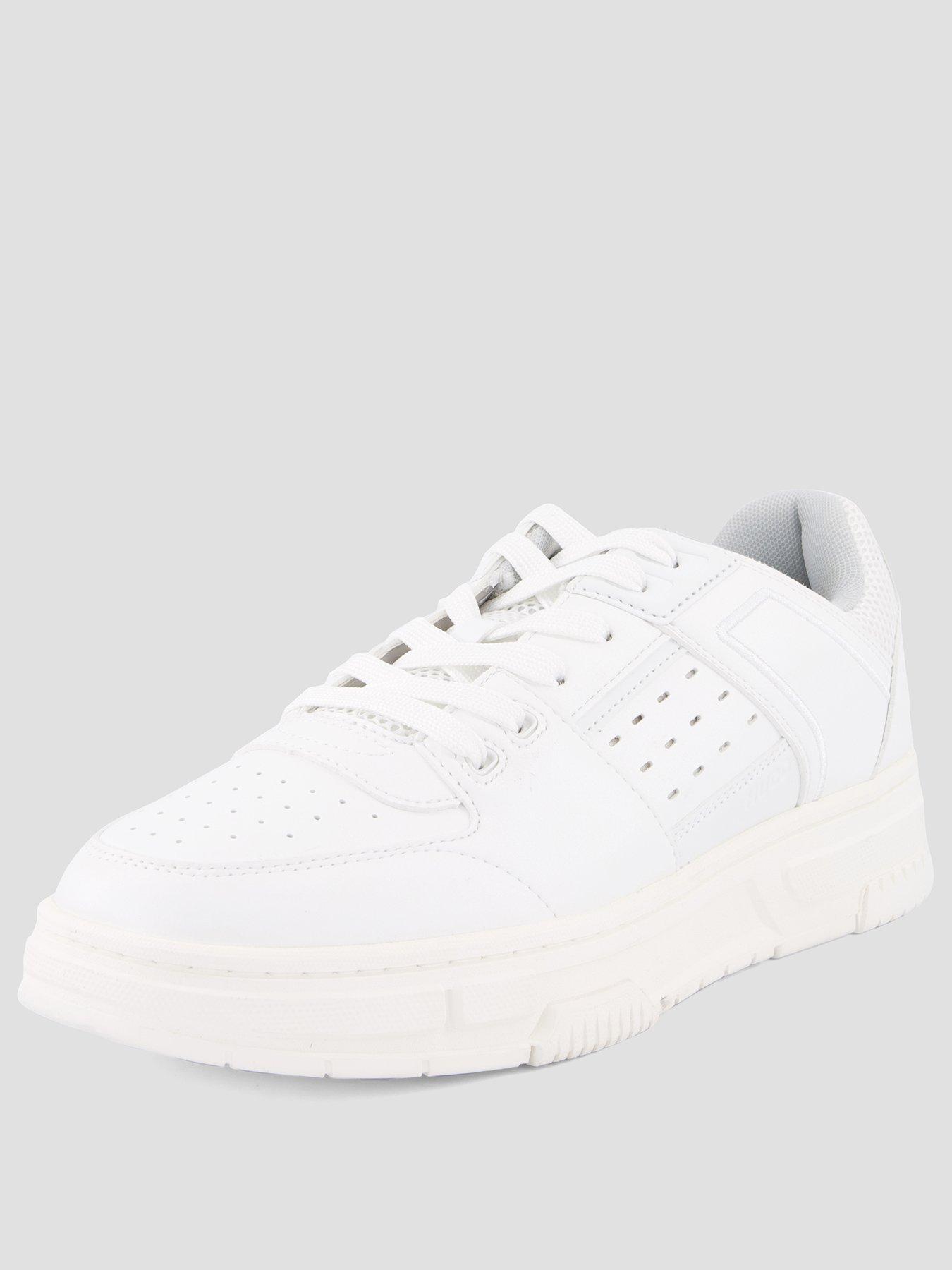 Image 2 of 7 of HUGO Yarrow Tennis PU Trainers - White