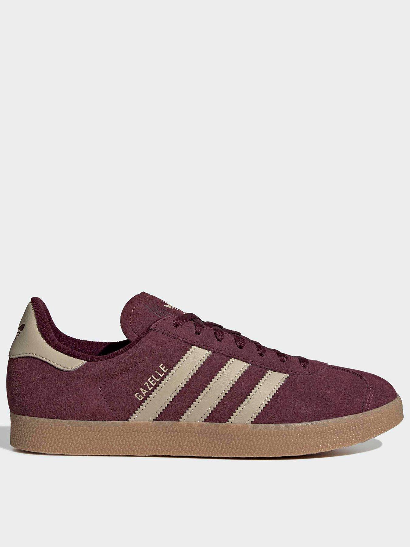 Image 1 of 7 of adidas Originals Mens Gazelle Trainers - Burgundy