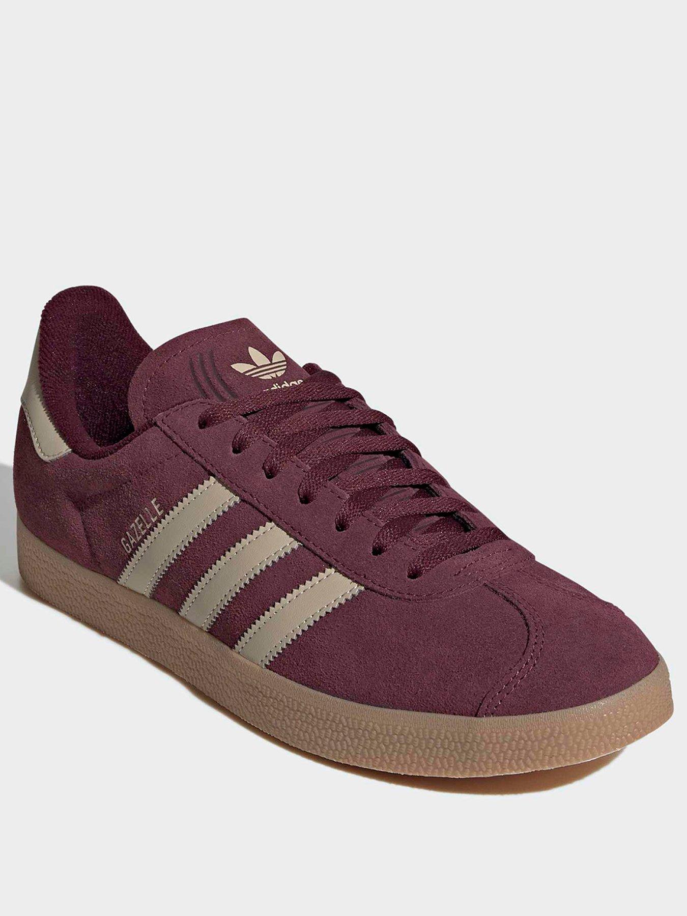 Image 2 of 7 of adidas Originals Mens Gazelle Trainers - Burgundy