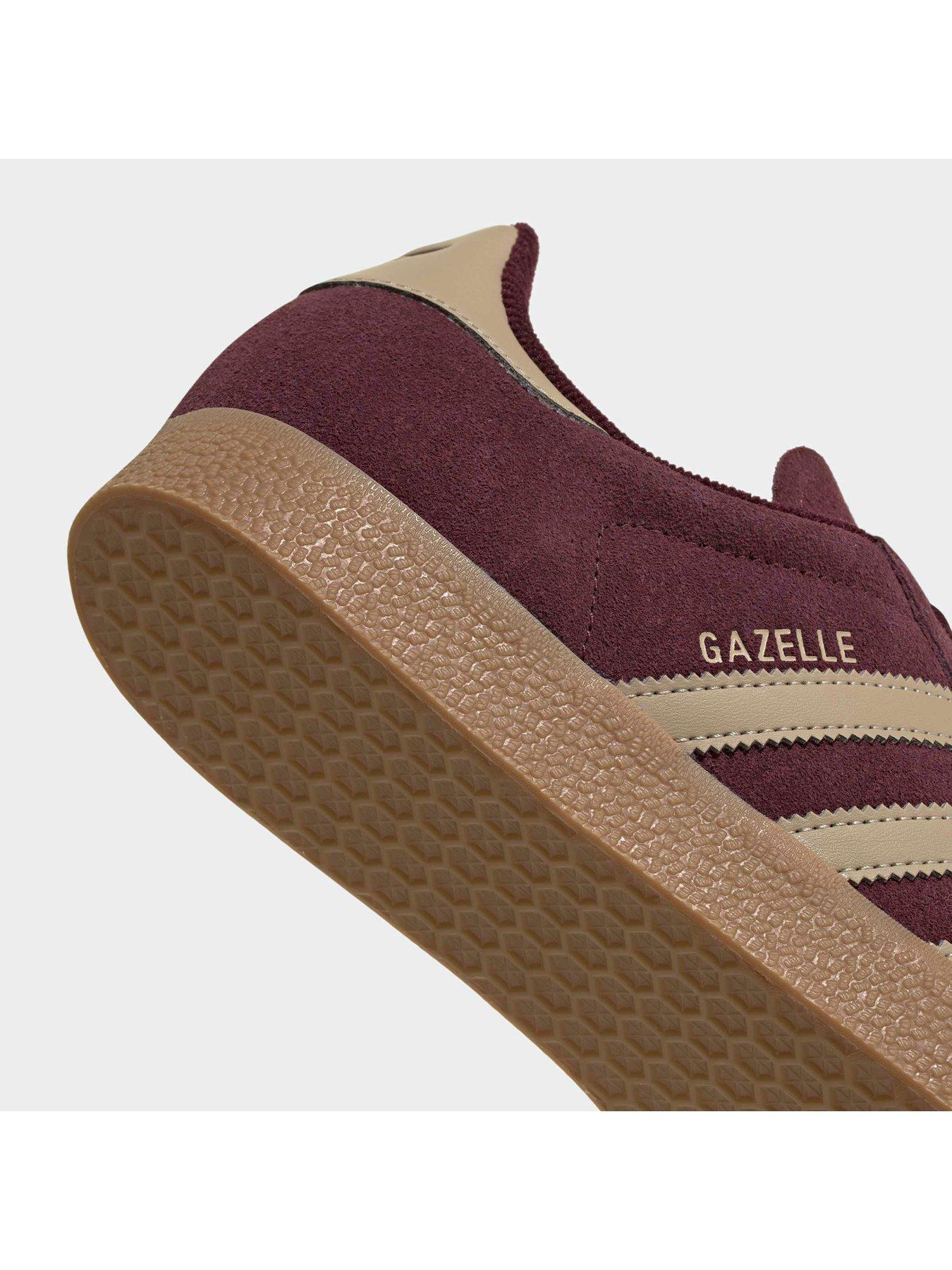 Image 6 of 7 of adidas Originals Mens Gazelle Trainers - Burgundy
