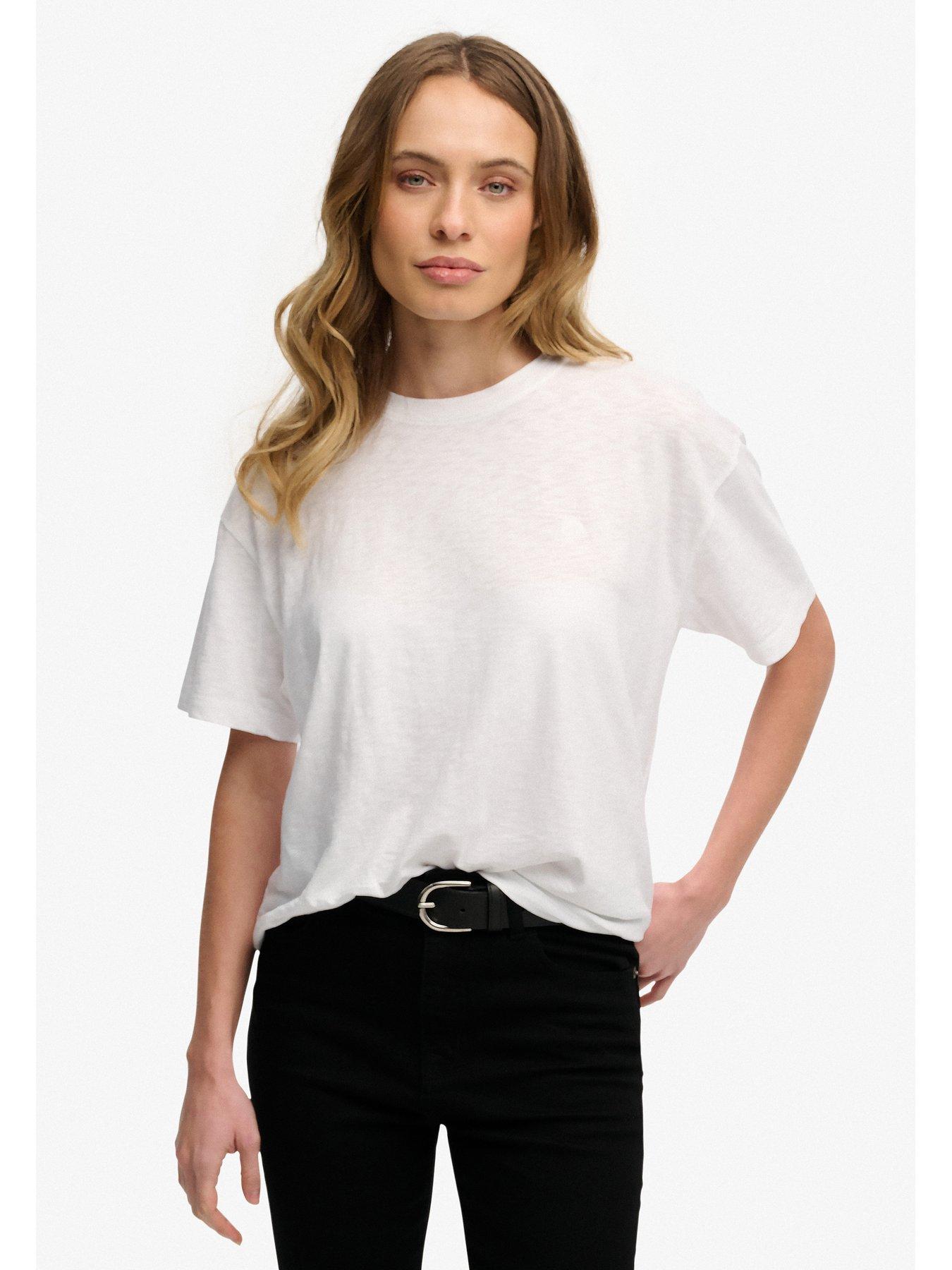 Superdry Studios Crew Tee - White