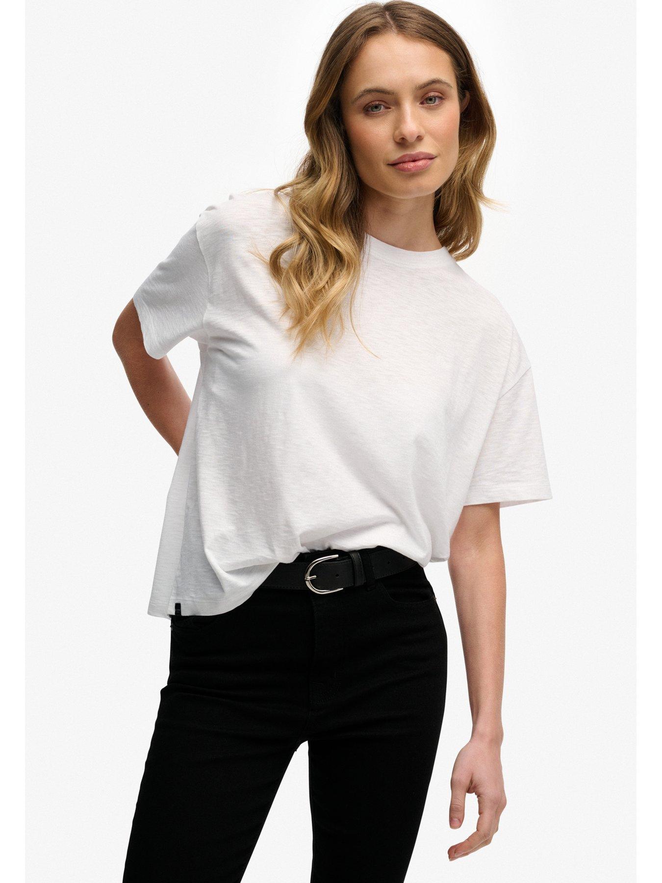 Image 4 of 6 of Superdry Studios Crew Tee - White
