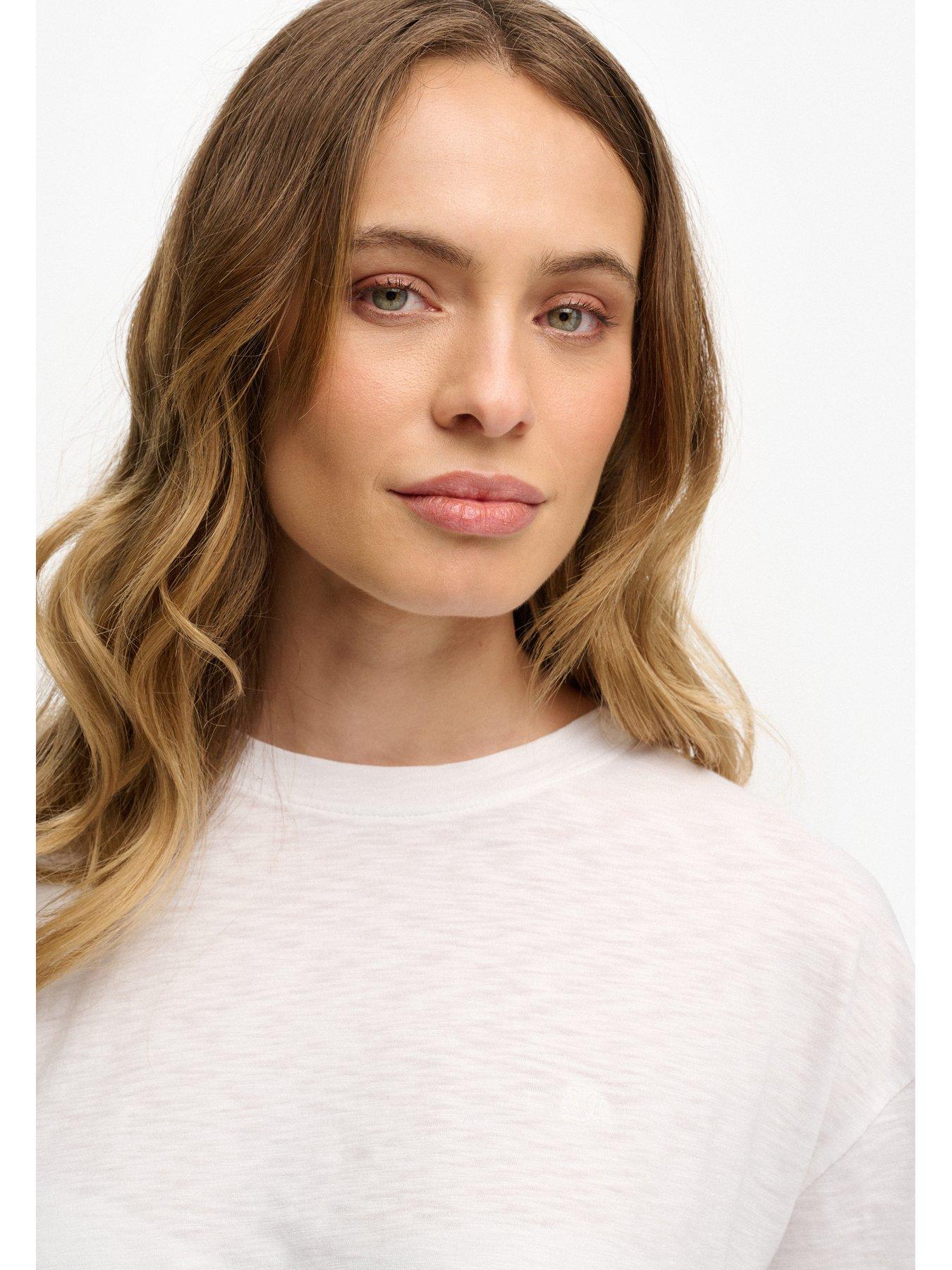 Image 5 of 6 of Superdry Studios Crew Tee - White