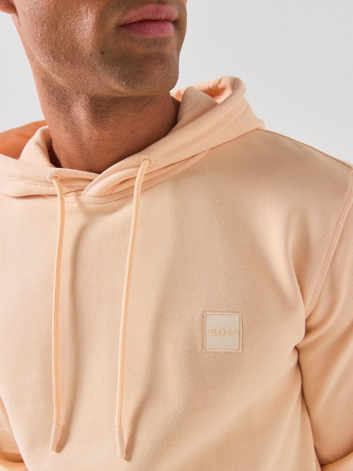 Image 6 of 6 of BOSS Wetalk Overhead Tonal Logo Hoodie - Orange