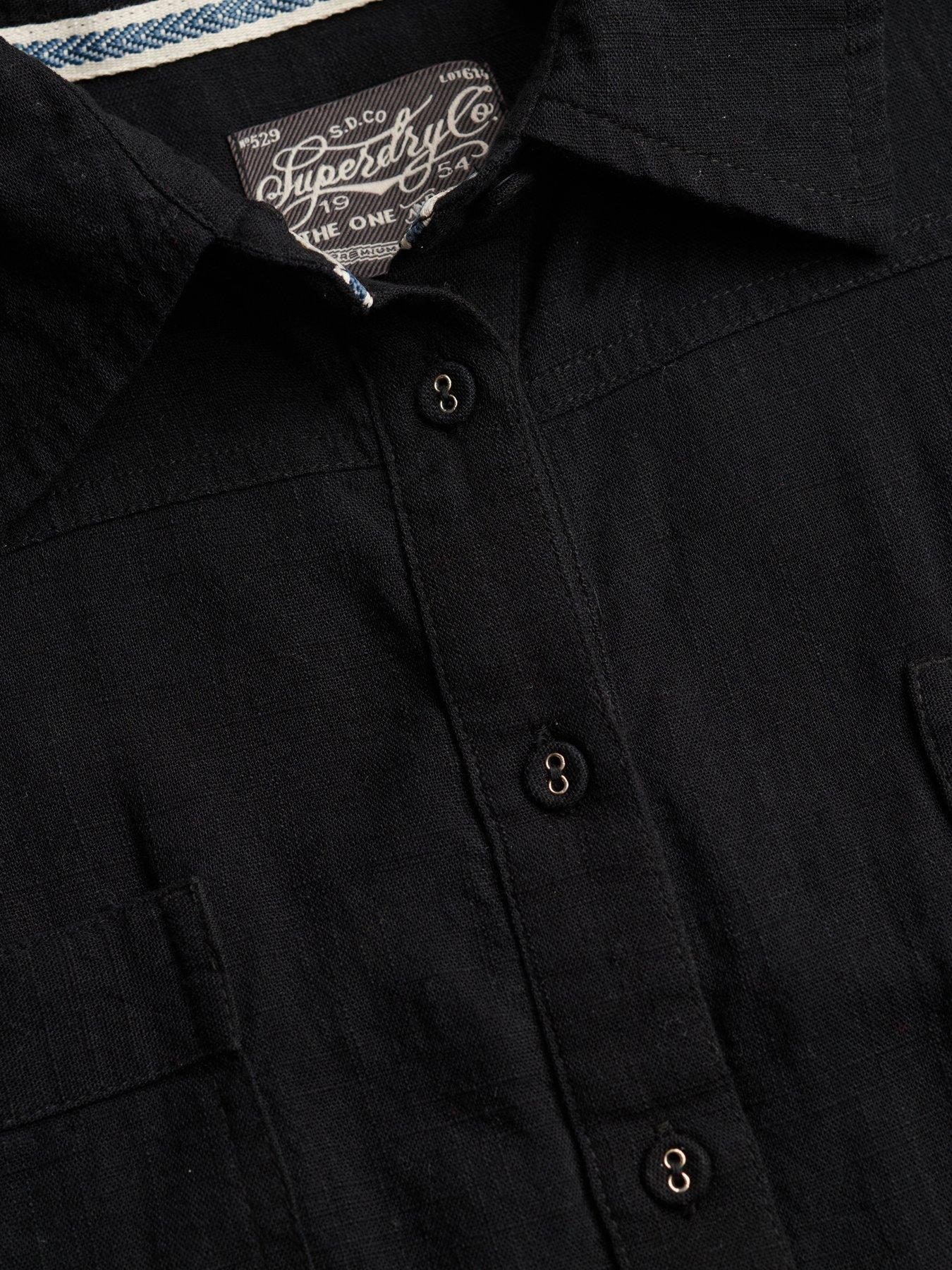 Image 7 of 7 of Superdry Belted Utility Playsuit - Black
