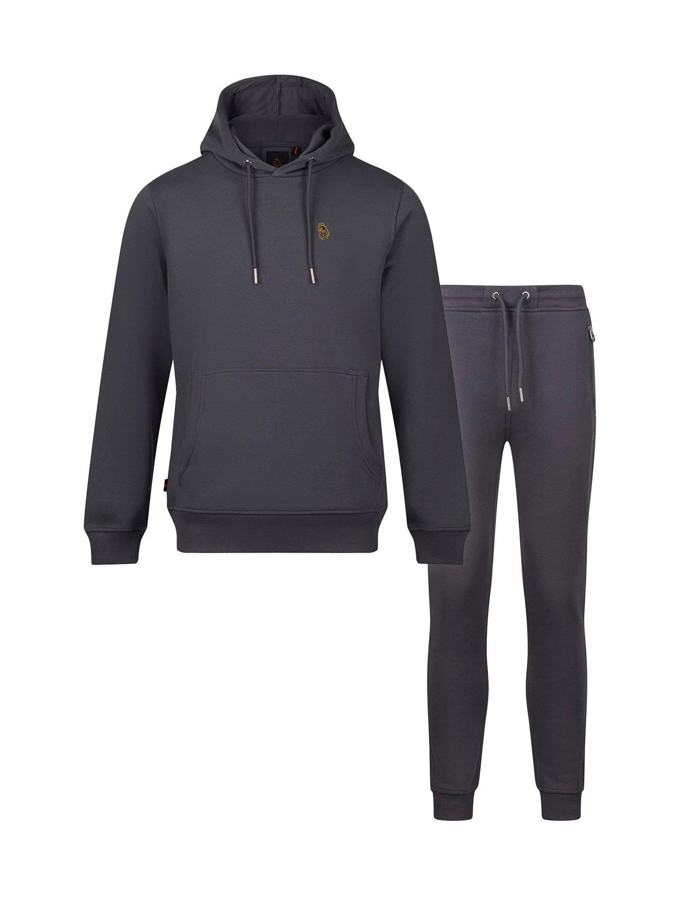 Image 4 of 5 of Luke 1977 Luke 1977 La Rome 1000 Tracksuit Set - Grey