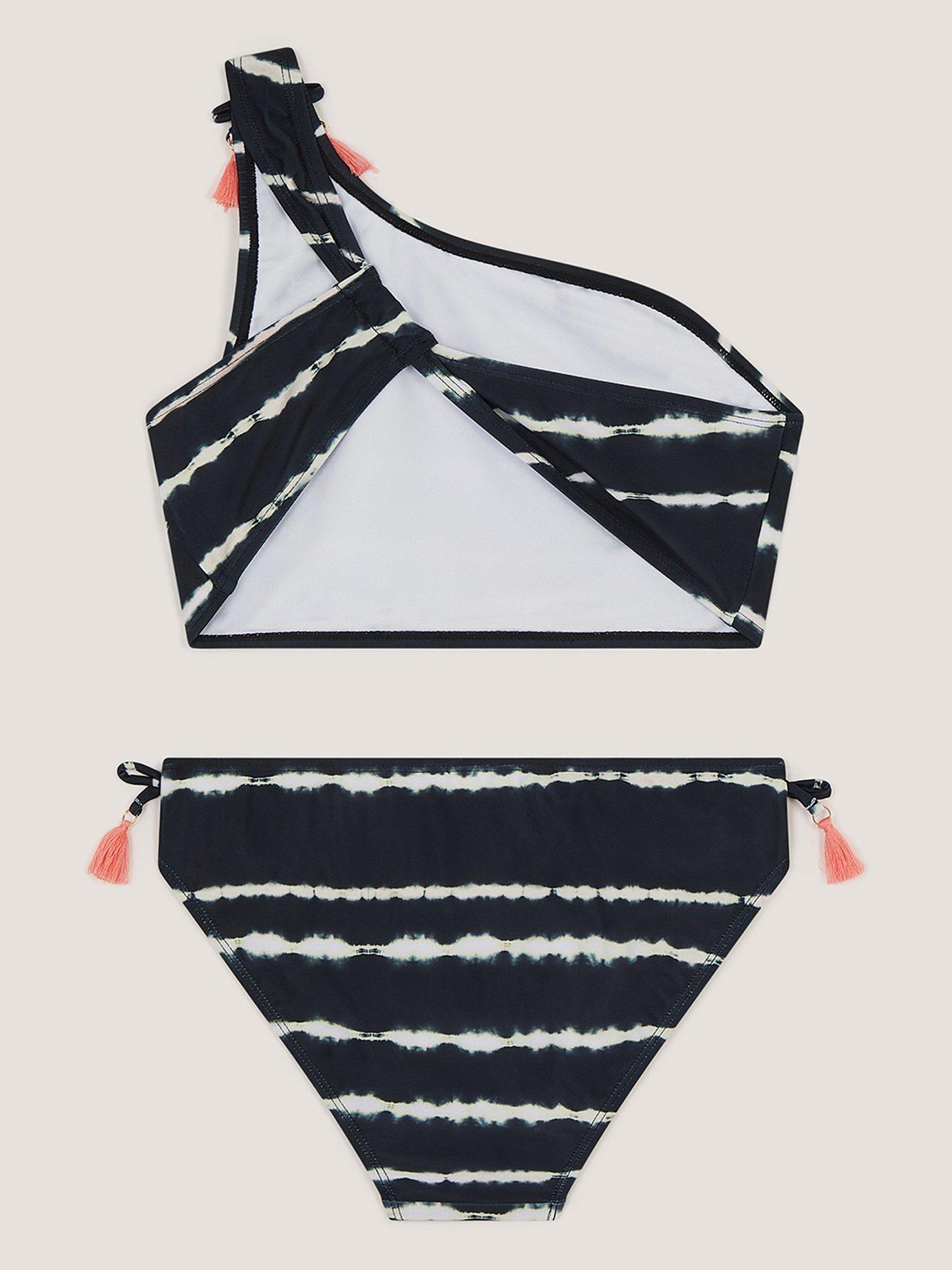 Image 2 of 3 of Monsoon Girls Storm Tye Dye Bikini - Black