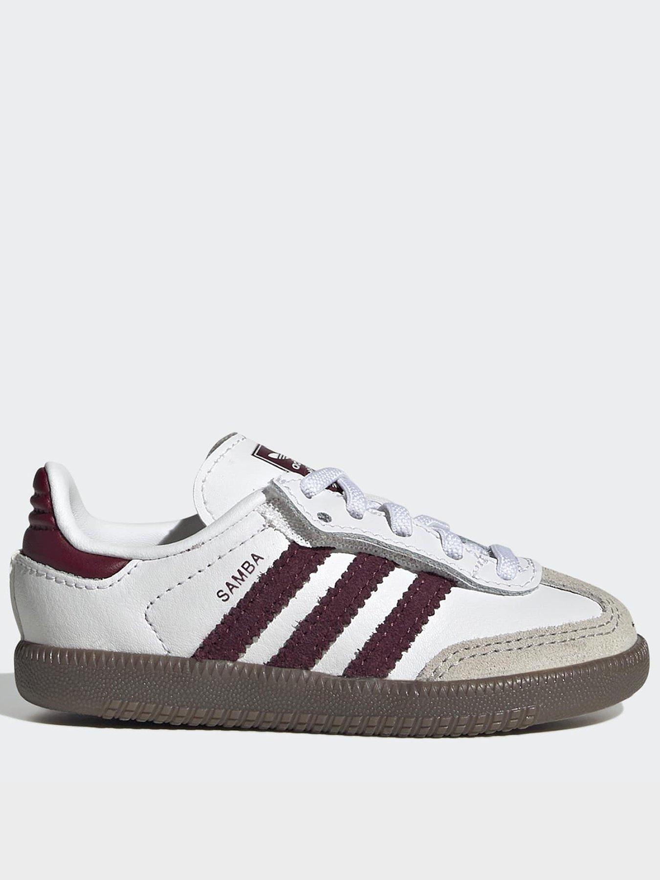adidas Originals Kids Unisex Samba Og Elastic Trainers - White