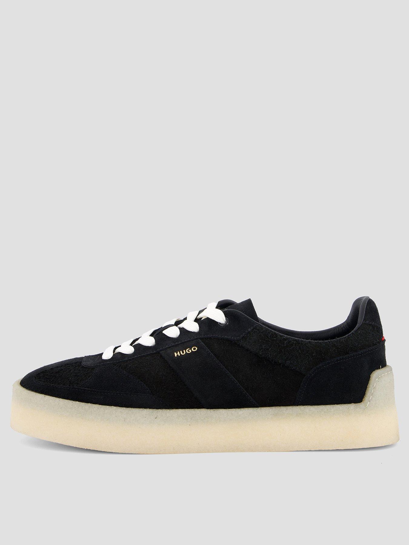 HUGO Crepe Sole Trainers - Black