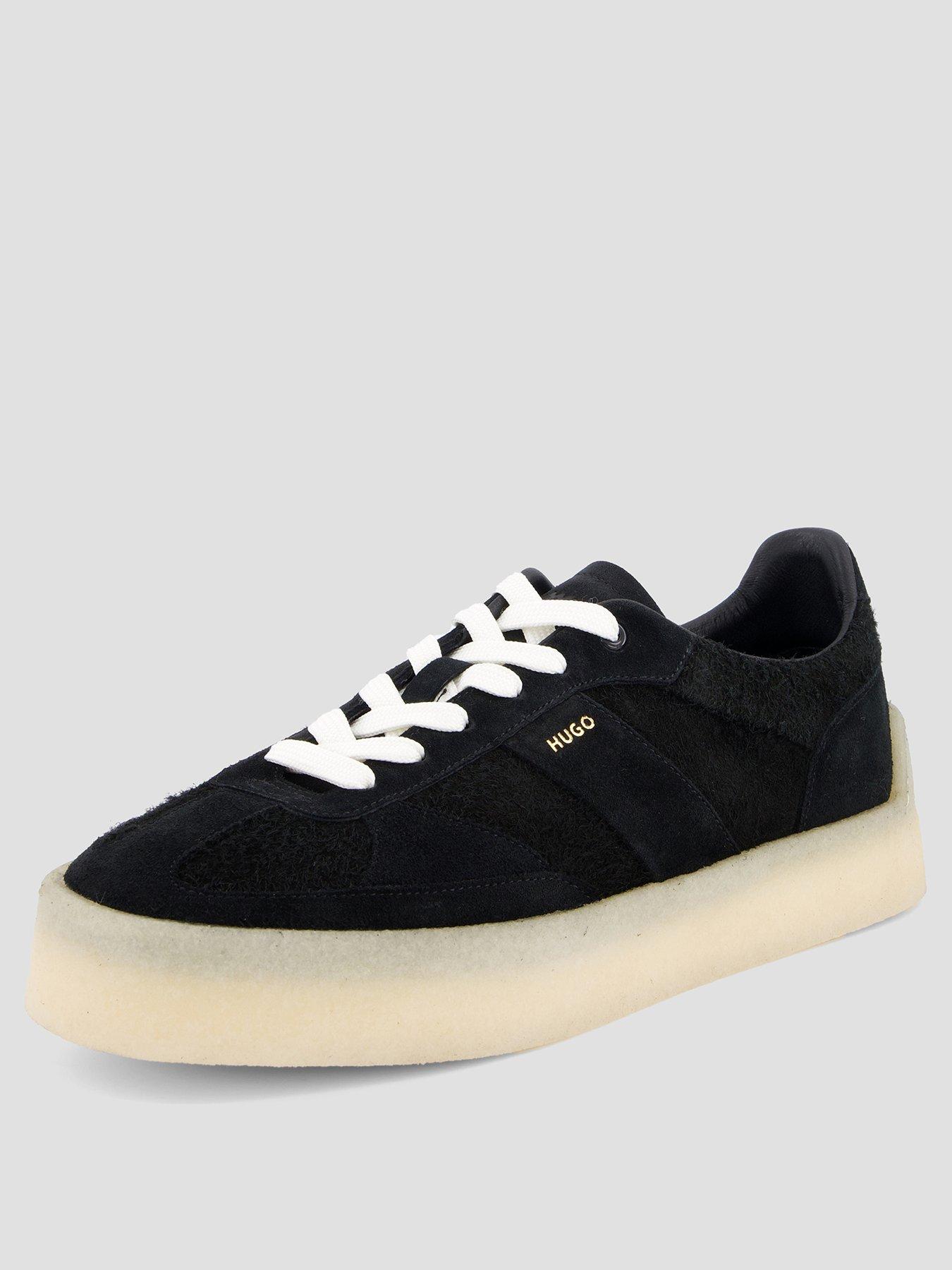 Image 2 of 7 of HUGO Crepe Sole Trainers - Black
