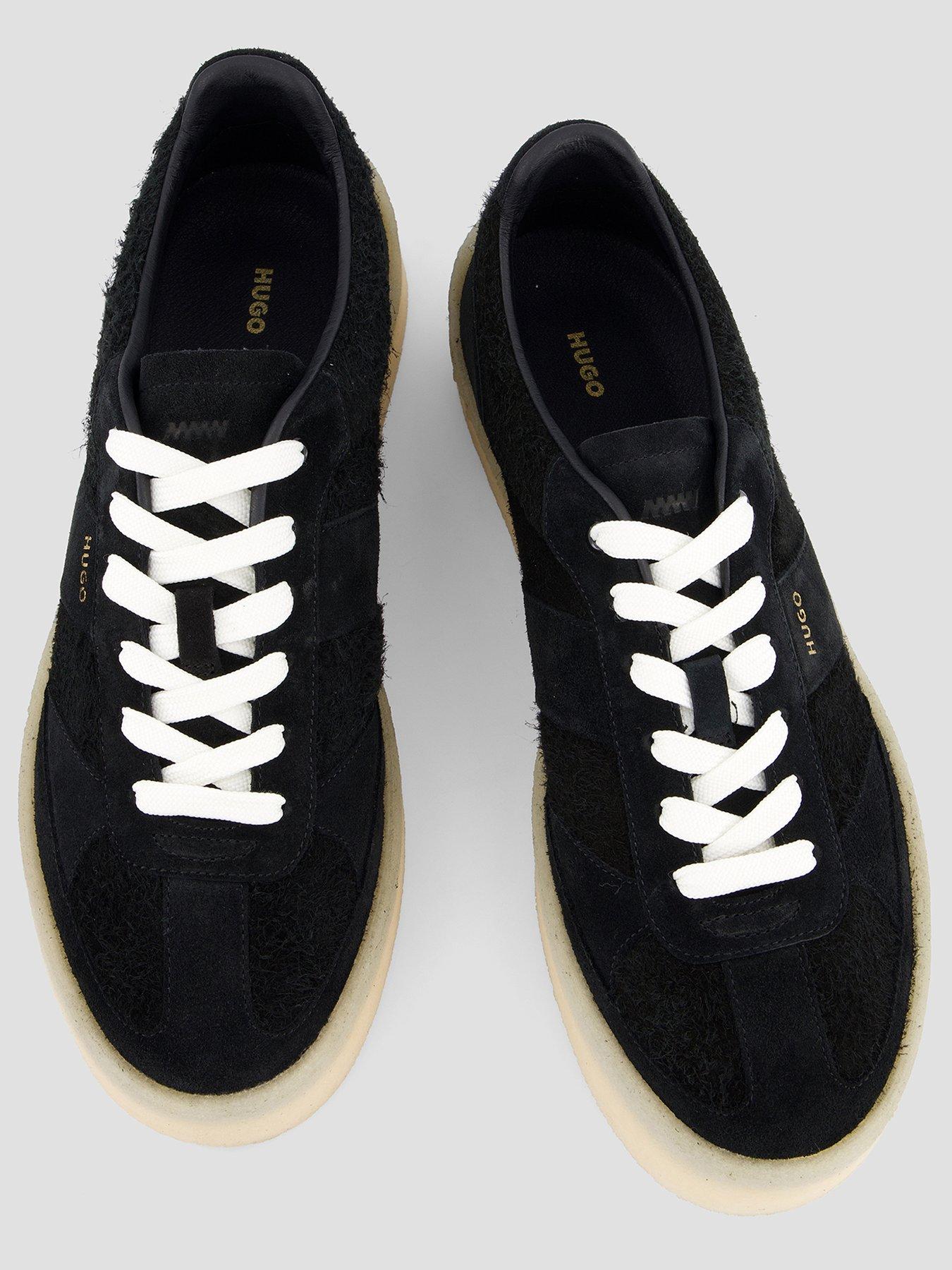 Image 3 of 7 of HUGO Crepe Sole Trainers - Black