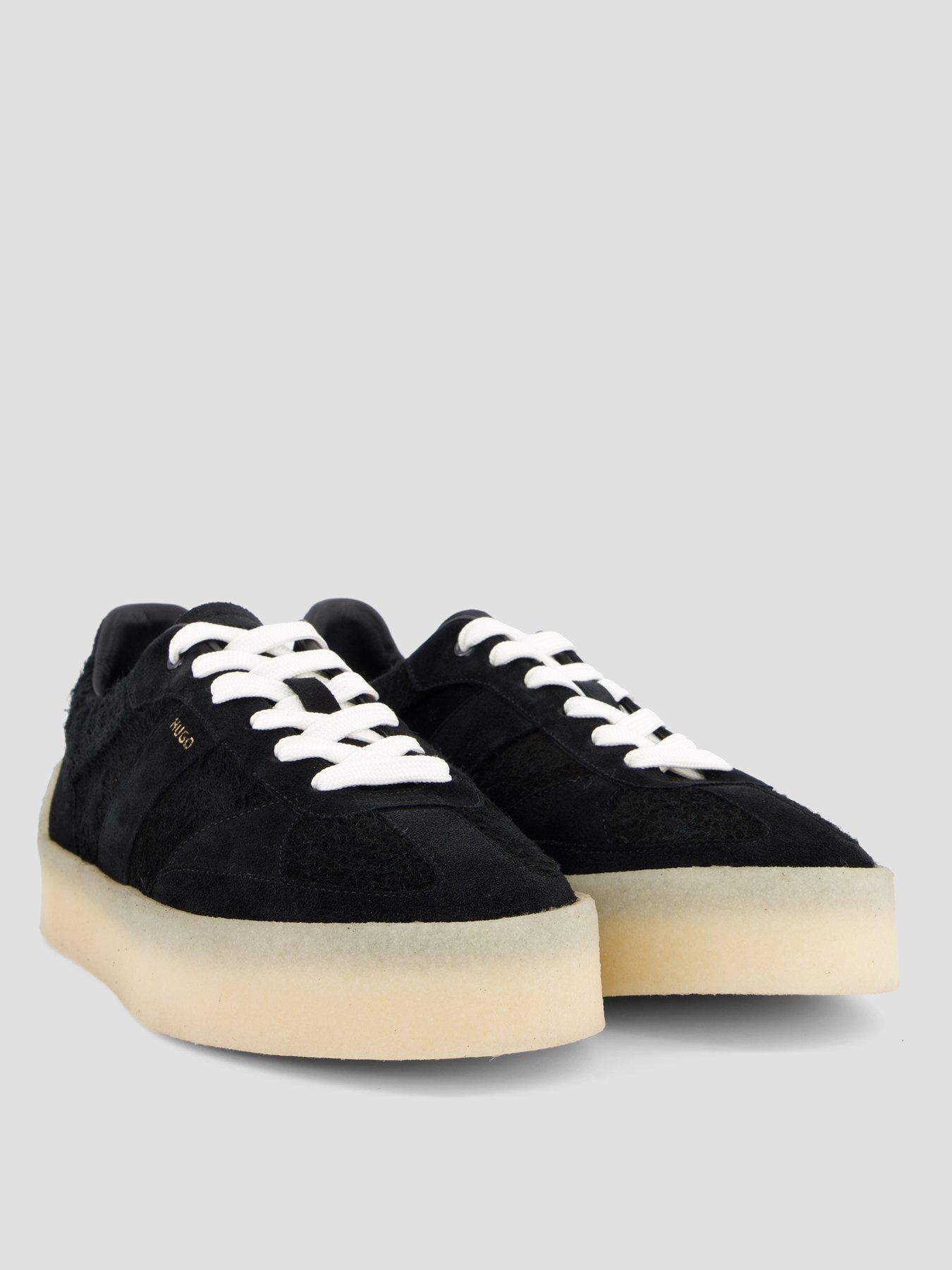 Image 6 of 7 of HUGO Crepe Sole Trainers - Black