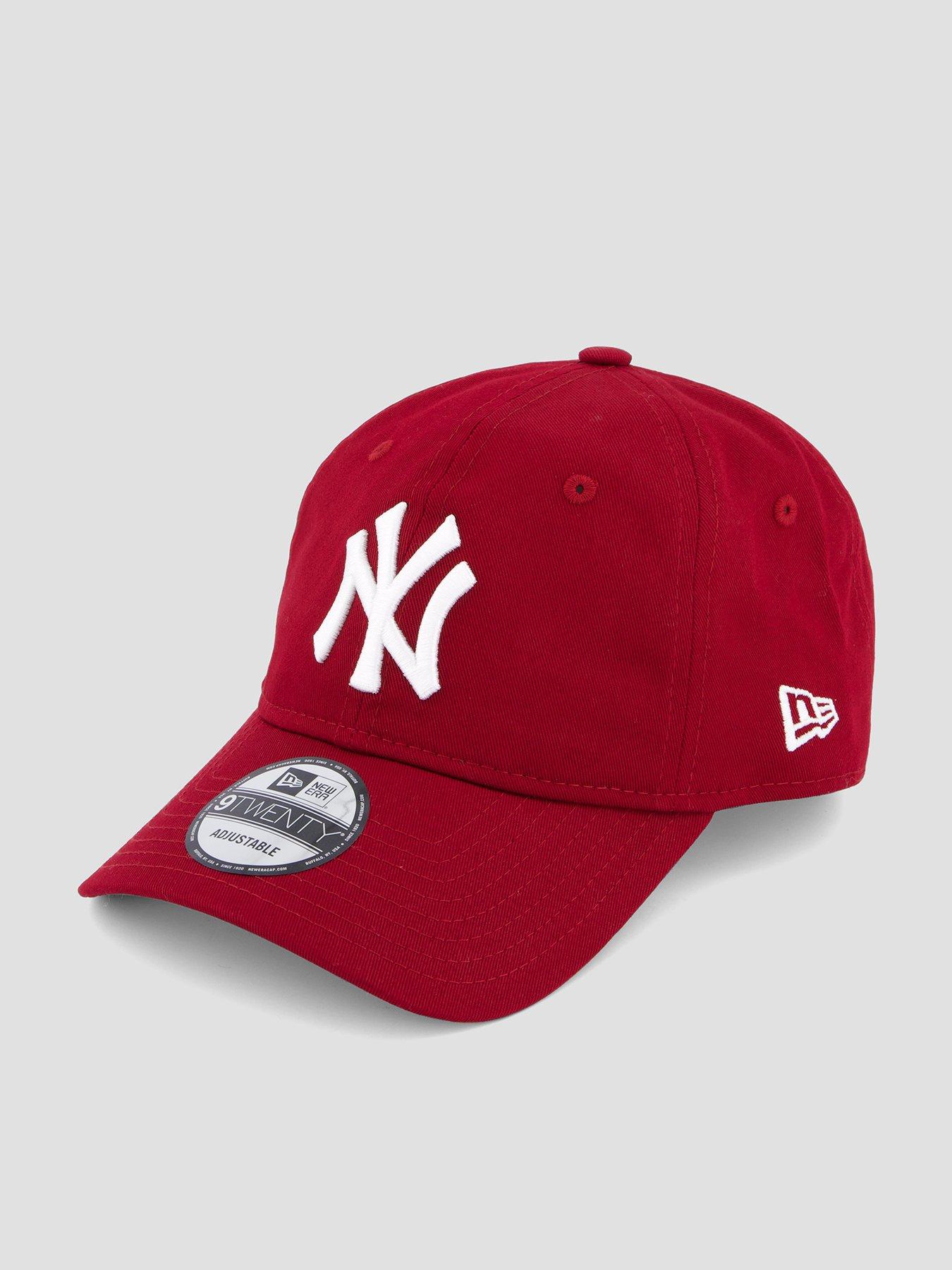 Image 1 of 4 of New Era Mens League Essential 9TWENTY New York Yankees Cap - Red