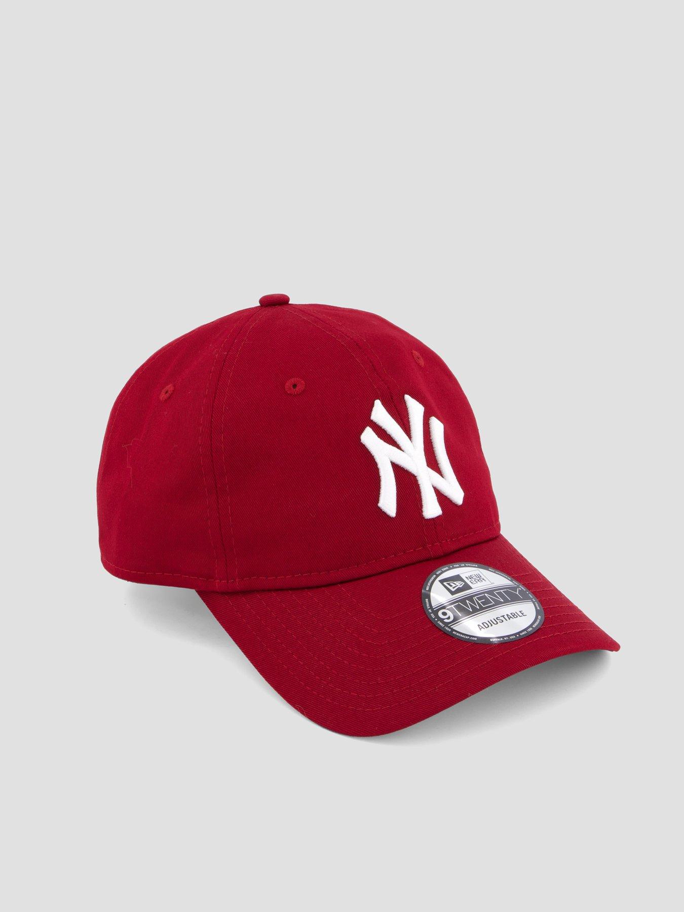 Image 2 of 4 of New Era Mens League Essential 9TWENTY New York Yankees Cap - Red