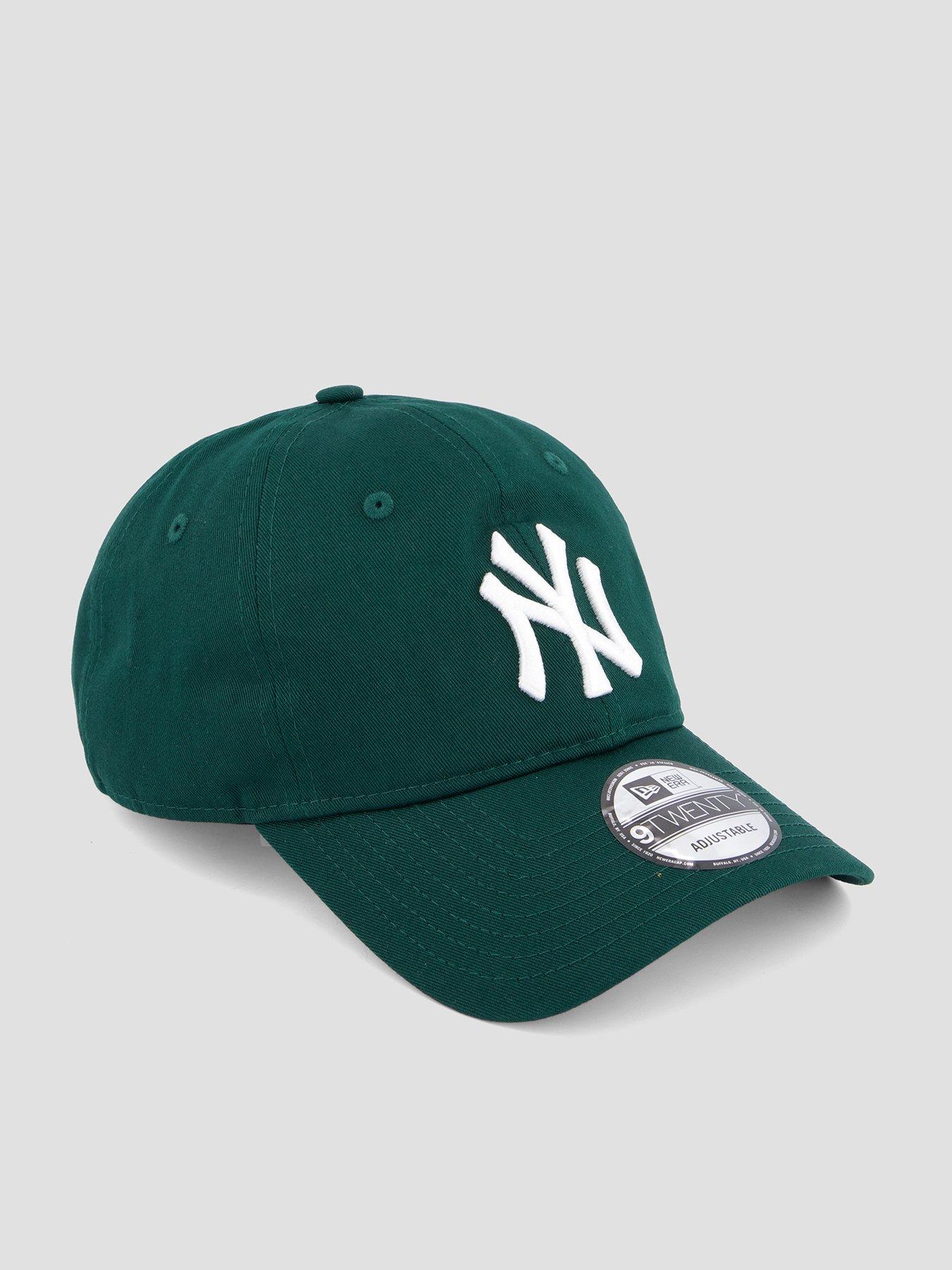 Image 1 of 4 of New Era Mens League Essential 9TWENTY New York Yankees Cap - Green