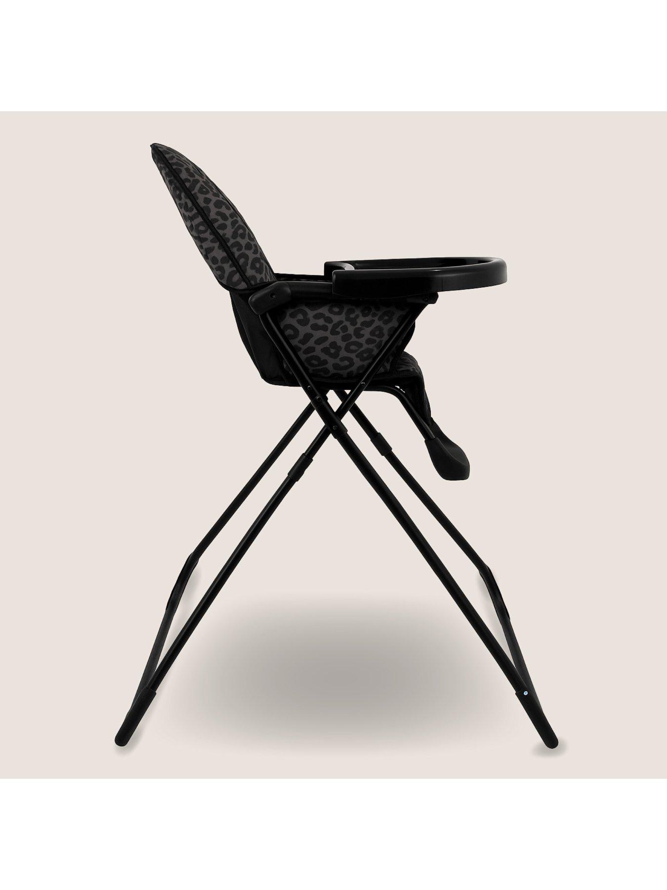 Image 6 of 8 of My Babiie MBHC1 Compact Highchair - Black Leopard