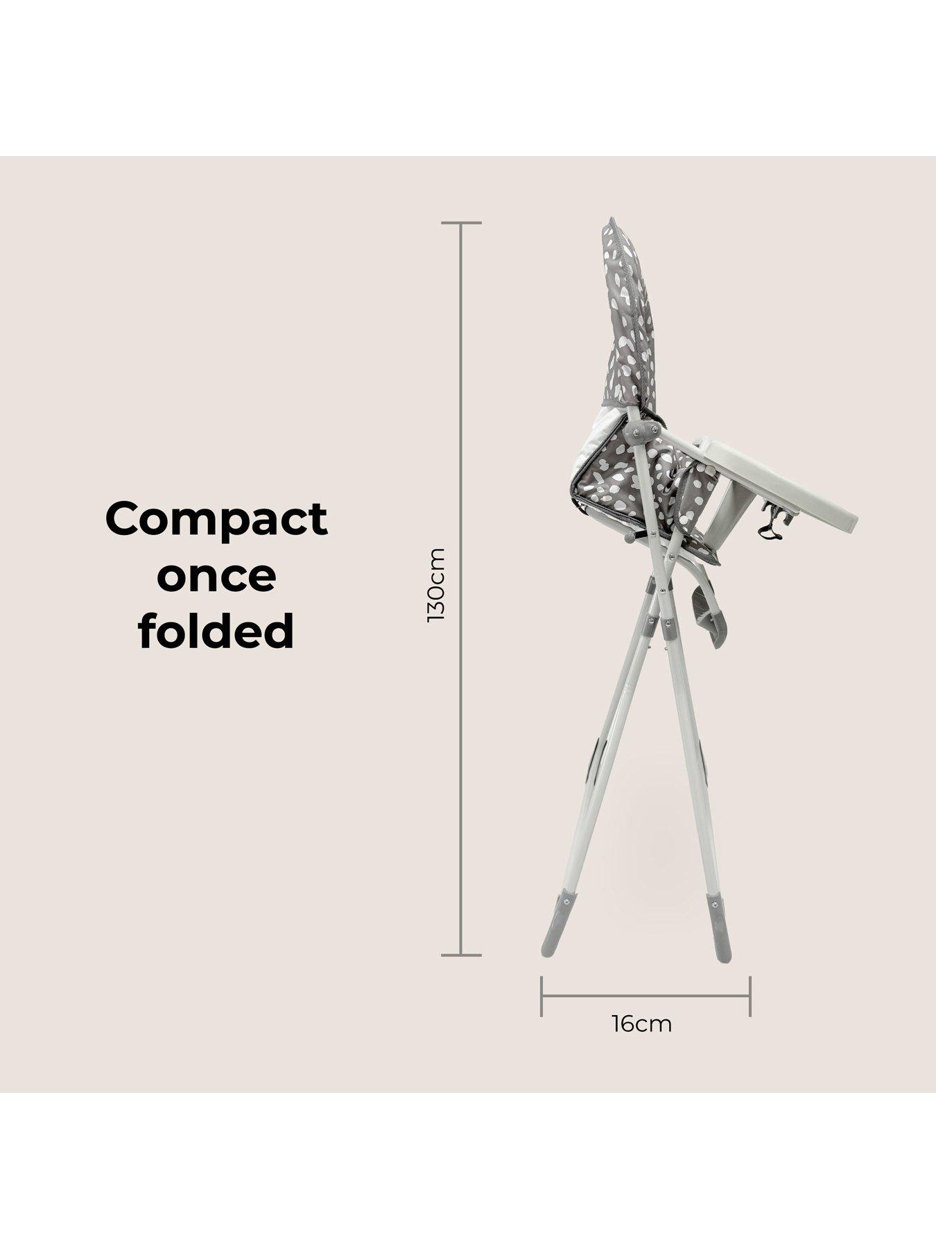 Image 6 of 8 of My Babiie MBHC1 Compact Highchair - Grey Dalmation
