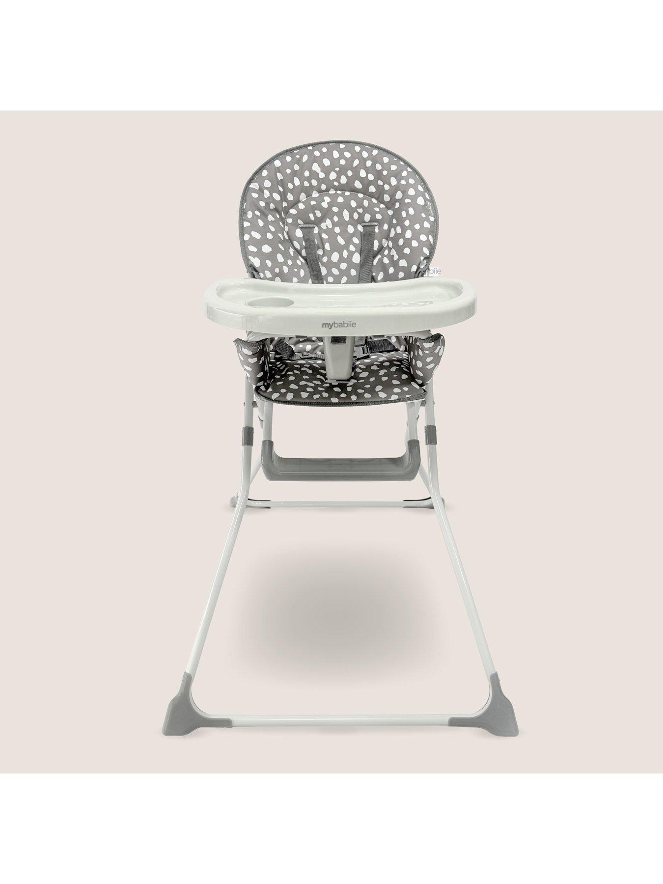 Image 7 of 8 of My Babiie MBHC1 Compact Highchair - Grey Dalmation