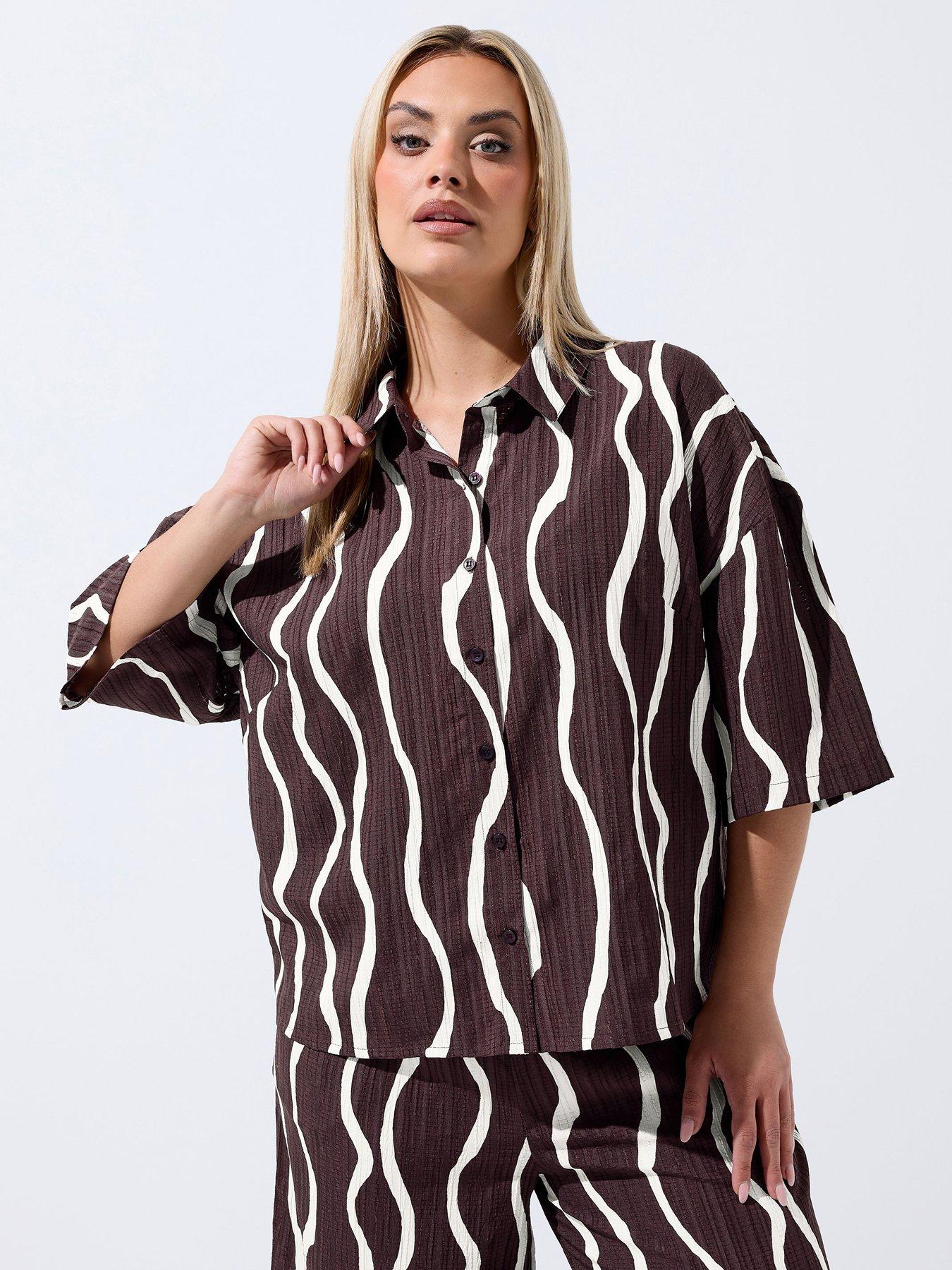 Yours Curve Cord Shirt Co-ord