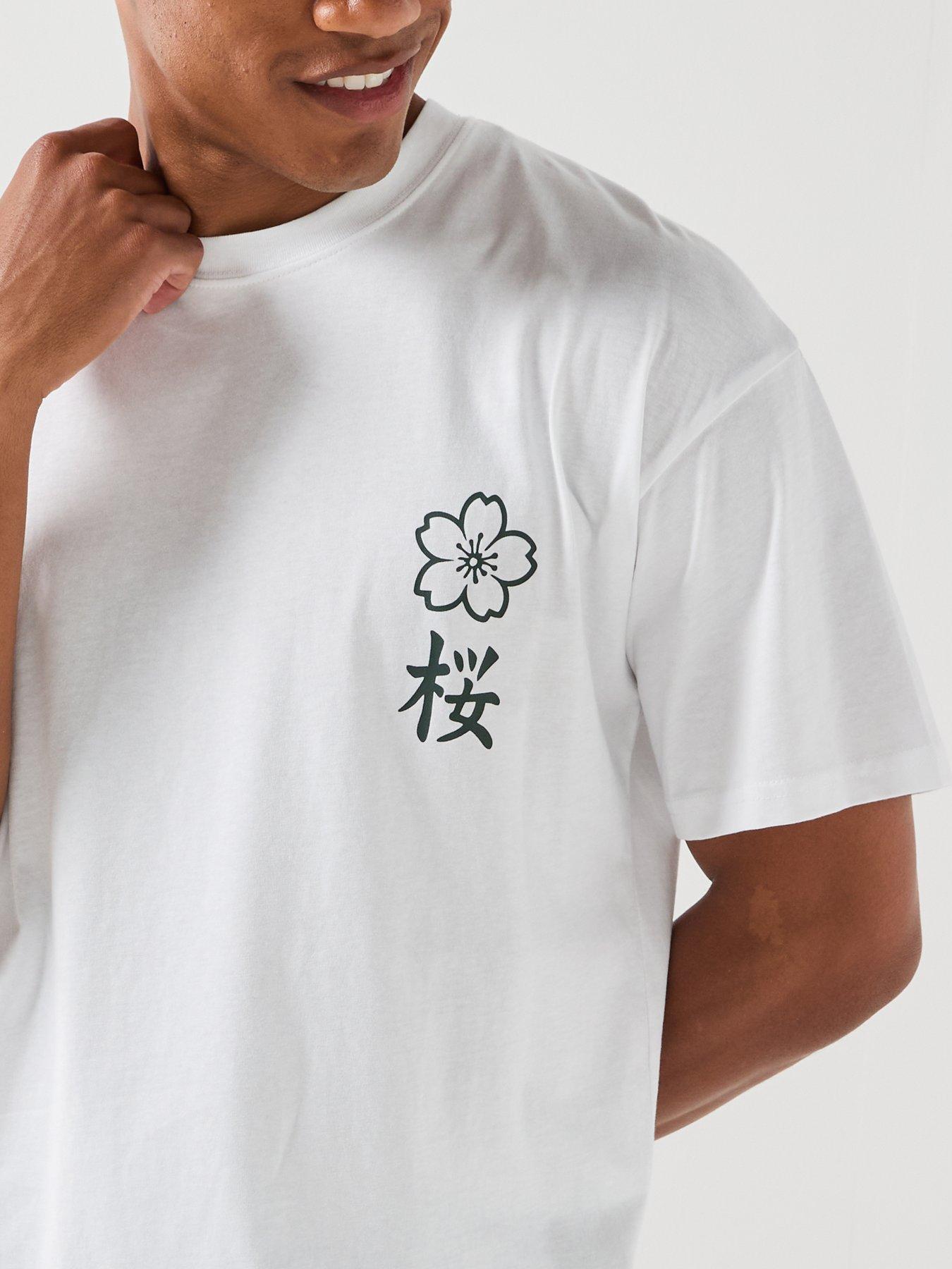 Image 4 of 6 of Jack & Jones Dylan T-Shirt - White