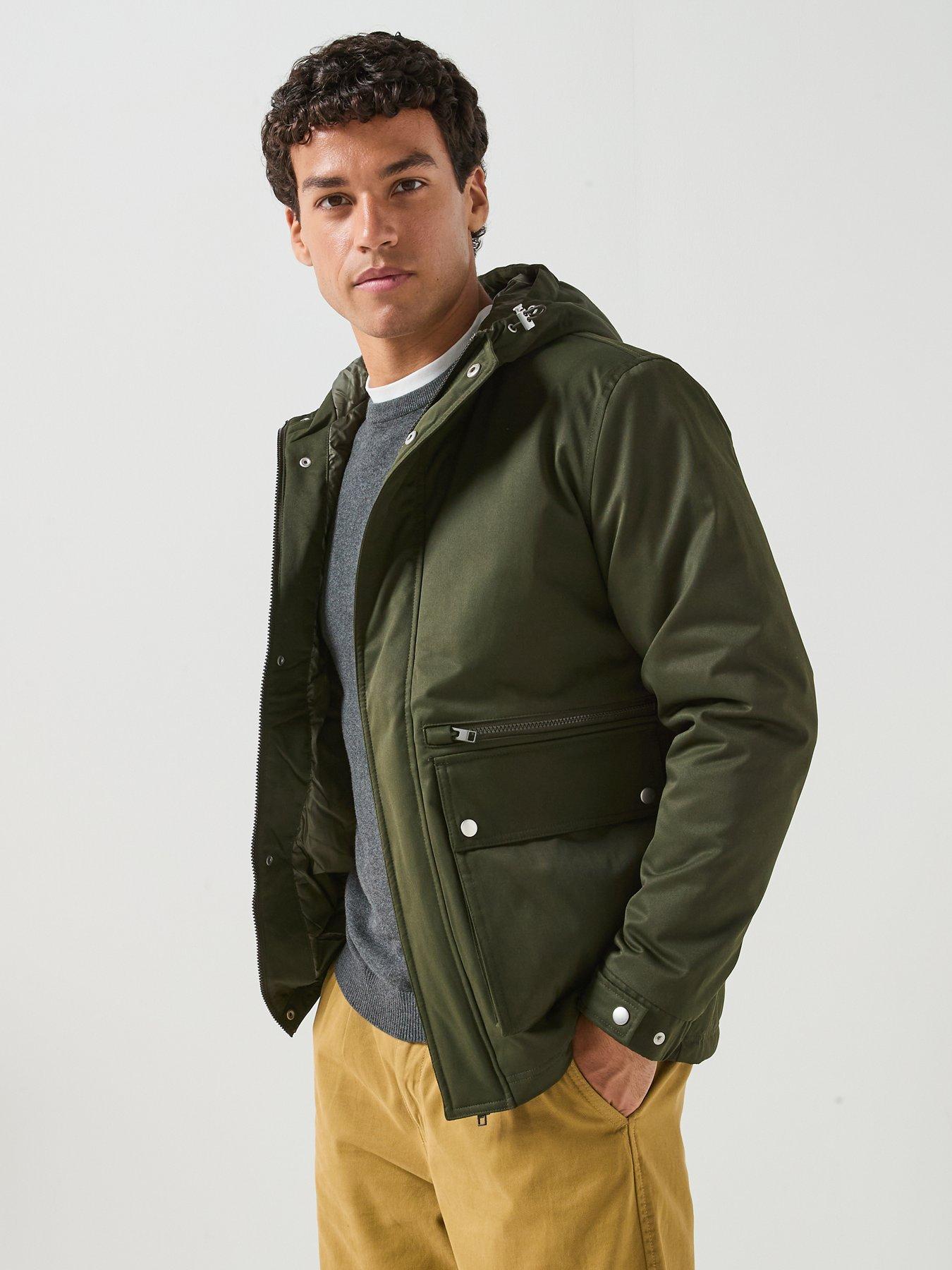 Jack & Jones Rosin Jack Jones Wolf Parka Jacket - Image 4