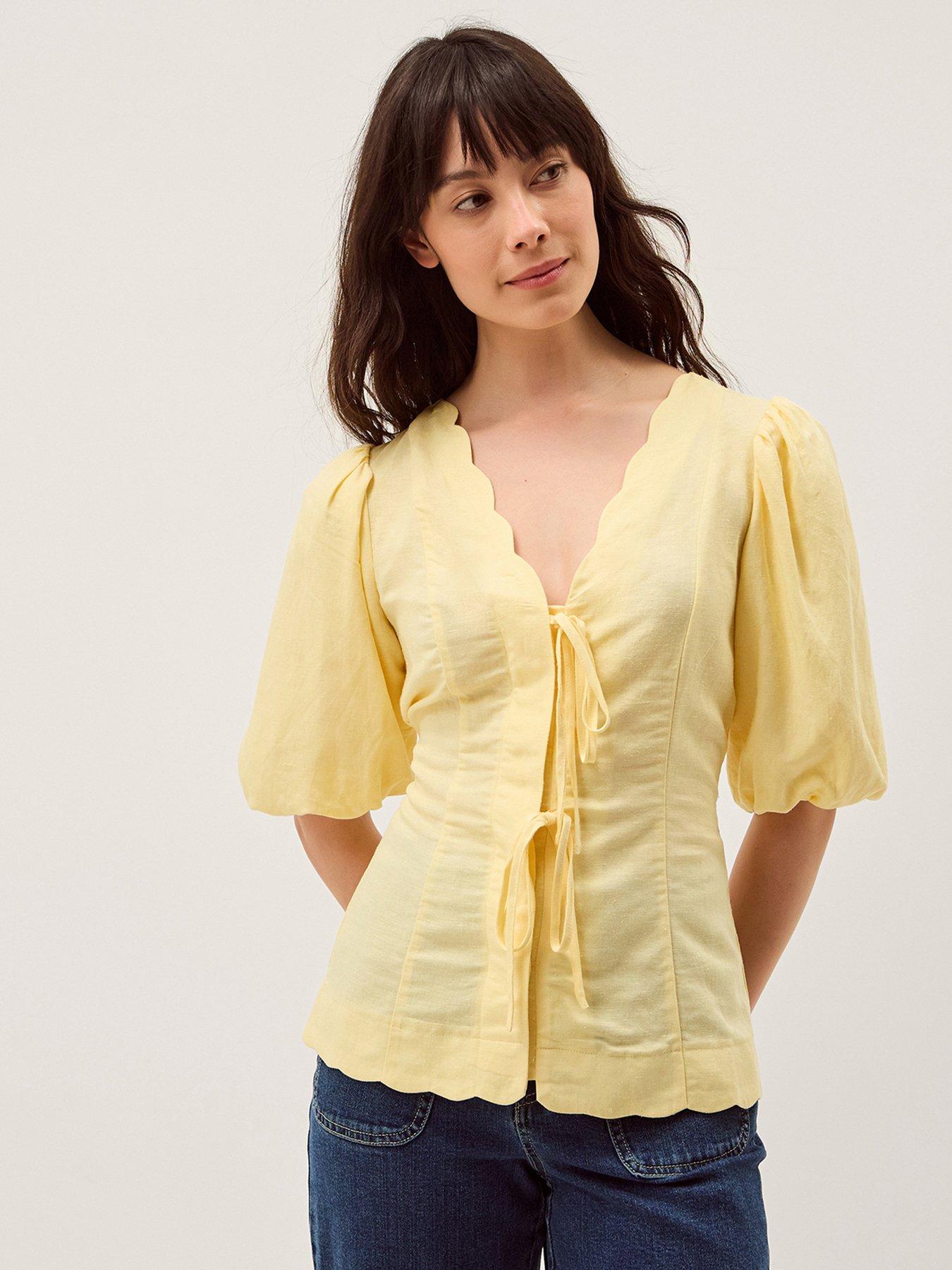Image 1 of 5 of Monsoon Willow Tie Top