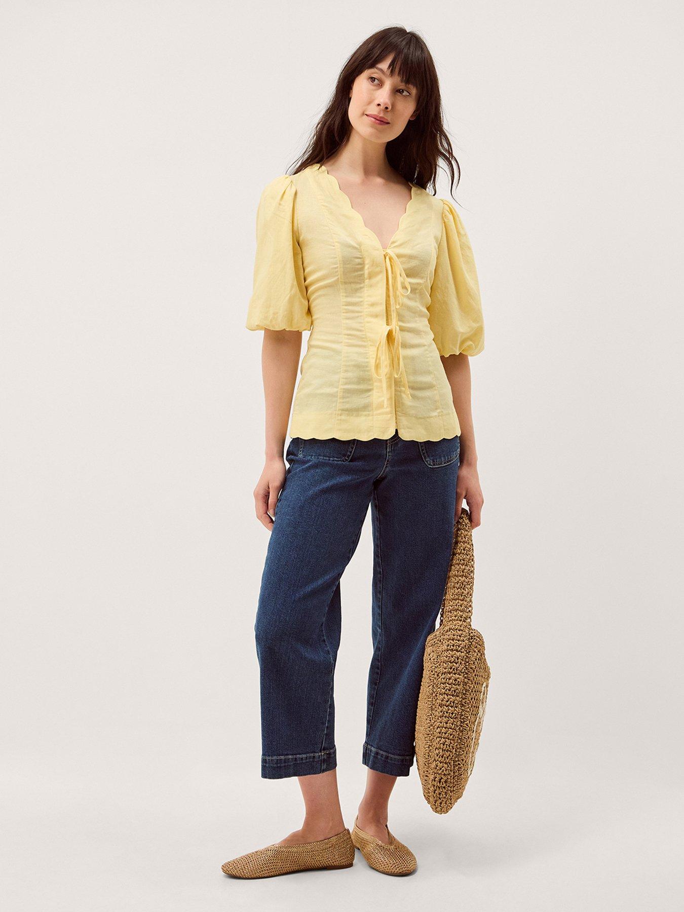 Image 3 of 5 of Monsoon Willow Tie Top
