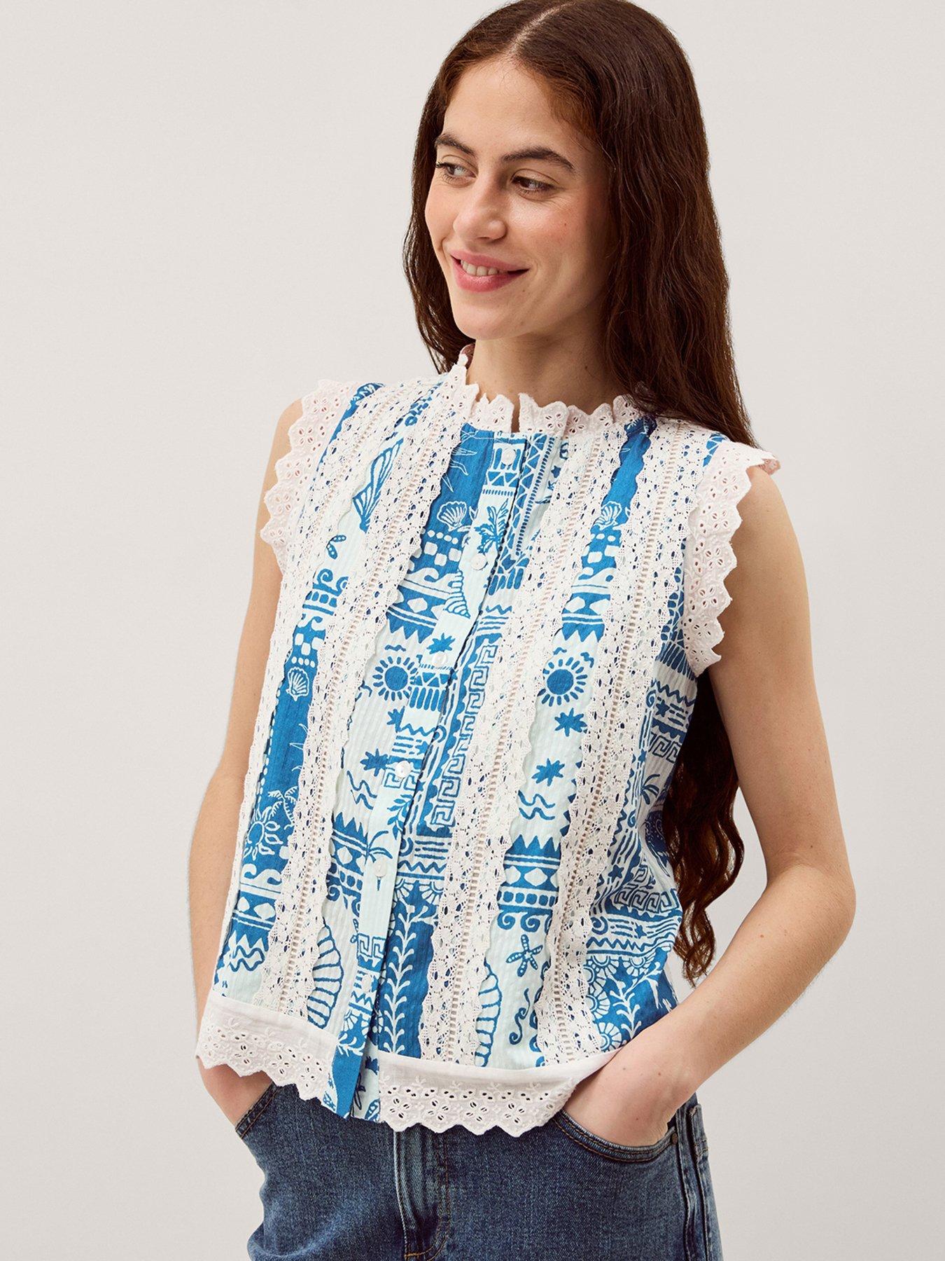 Image 1 of 5 of Monsoon Soleil Print Tank