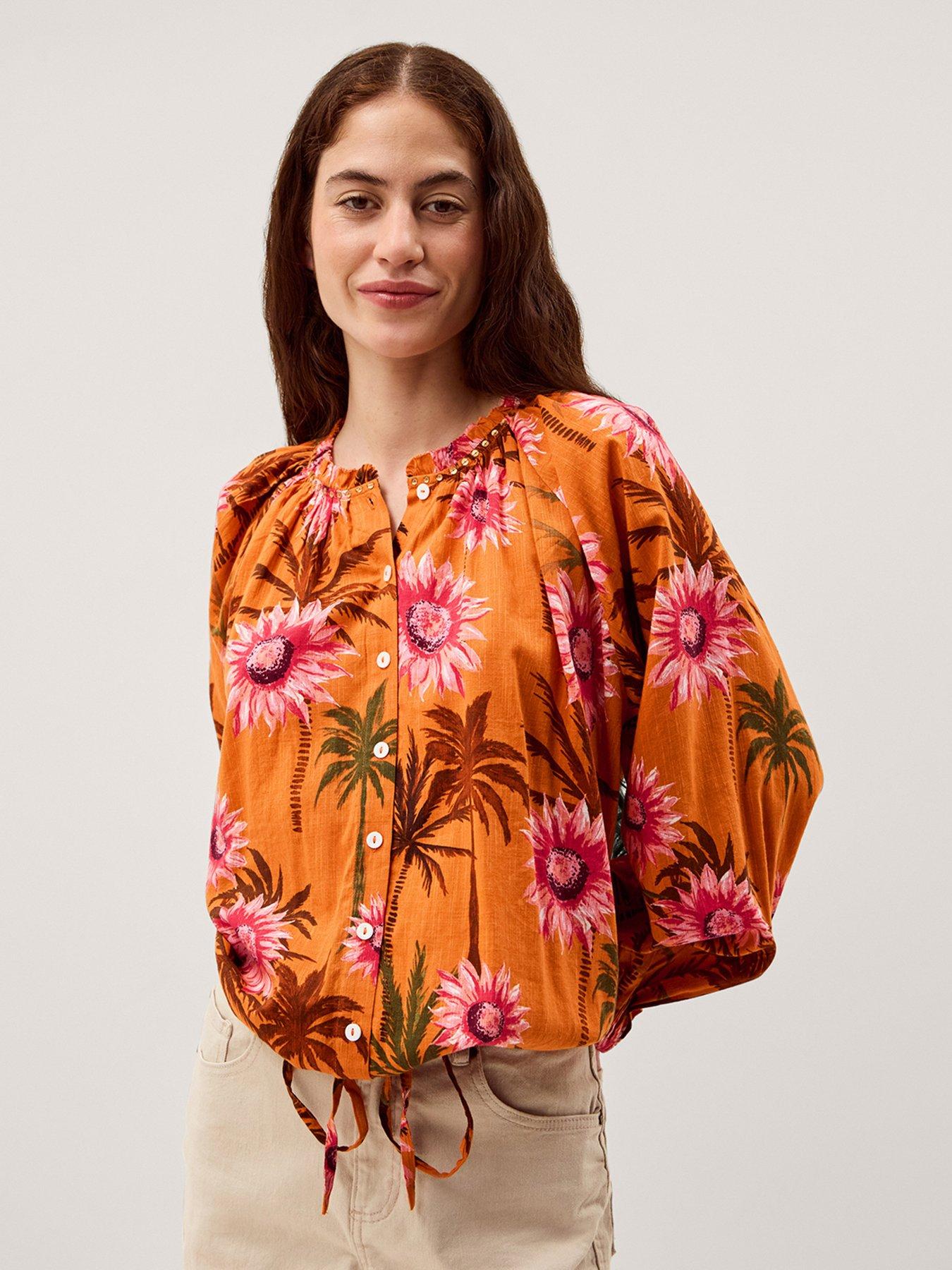 Image 1 of 5 of Monsoon Fallon Print Top